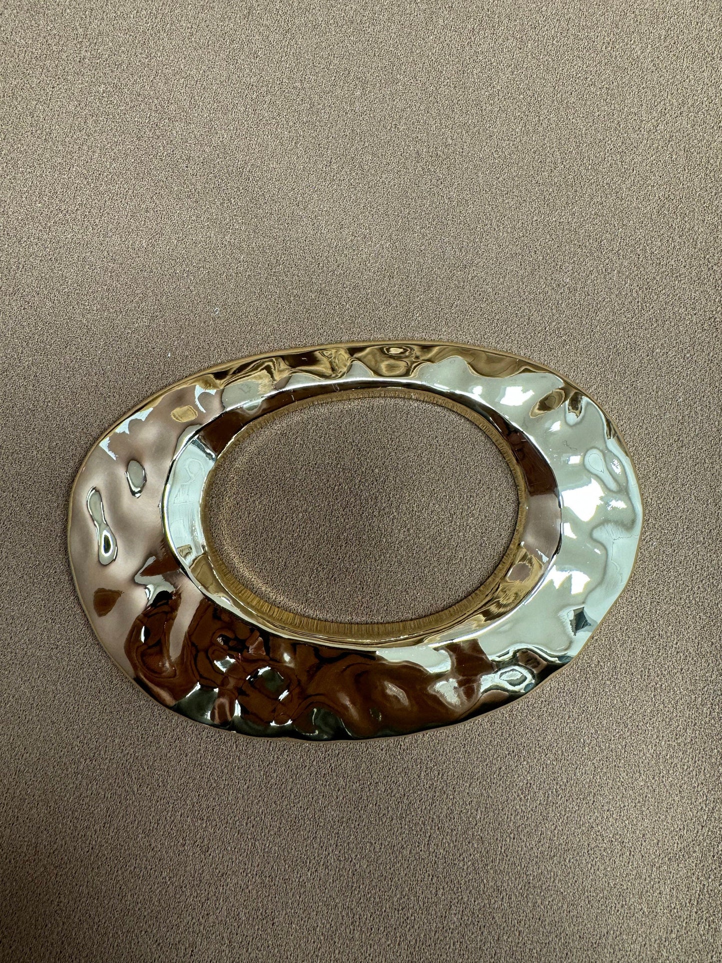 Gold hammered ring, hammered buckle, gold buckle, buckles, swimwear