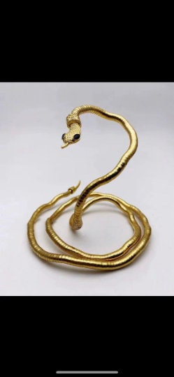 Snake trim, bendy snake, necklace, snake trim, costume snake, medusa snake, costume snake, snake for neck, necklace snake