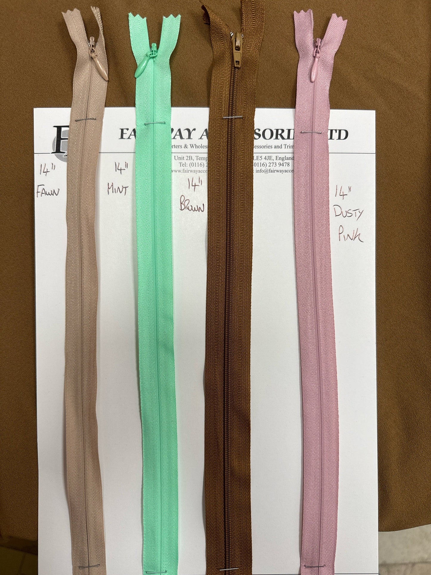 invisible zips, coloured zips, dress zips, cc4 zippers, concealed zips, 12" zips, 14" zips