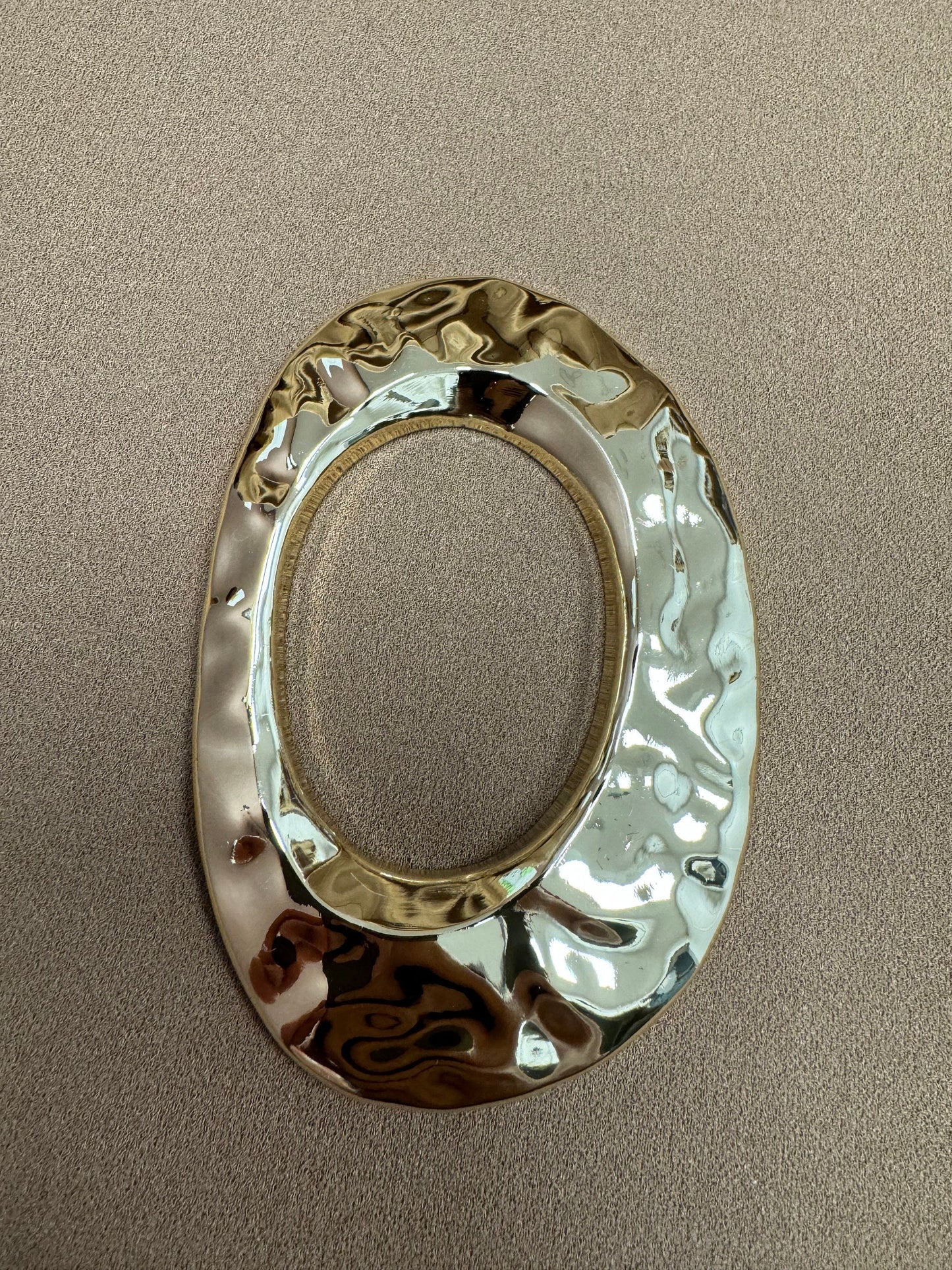 Gold hammered ring, hammered buckle, gold buckle, buckles, swimwear