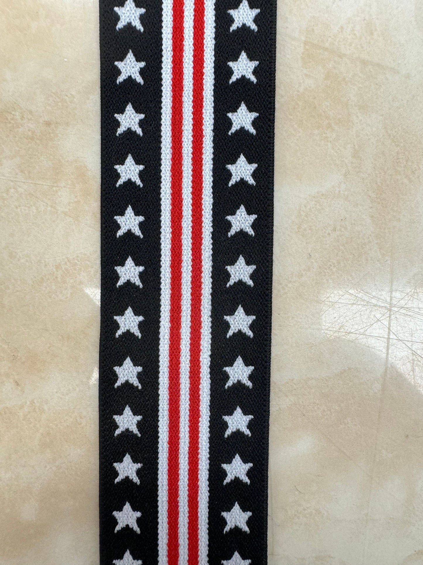 USA elastic, Stars and Stripes elastic, elastic