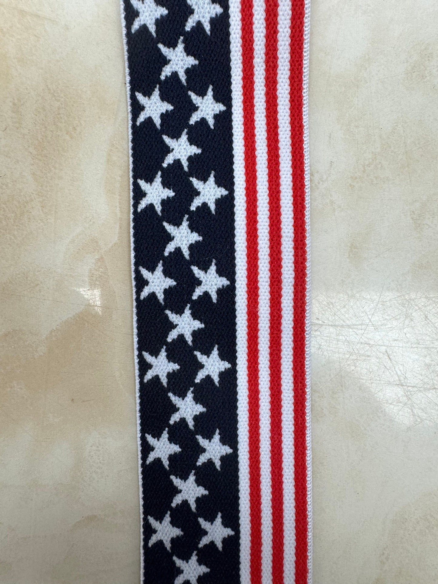 USA elastic, Stars and Stripes elastic, elastic
