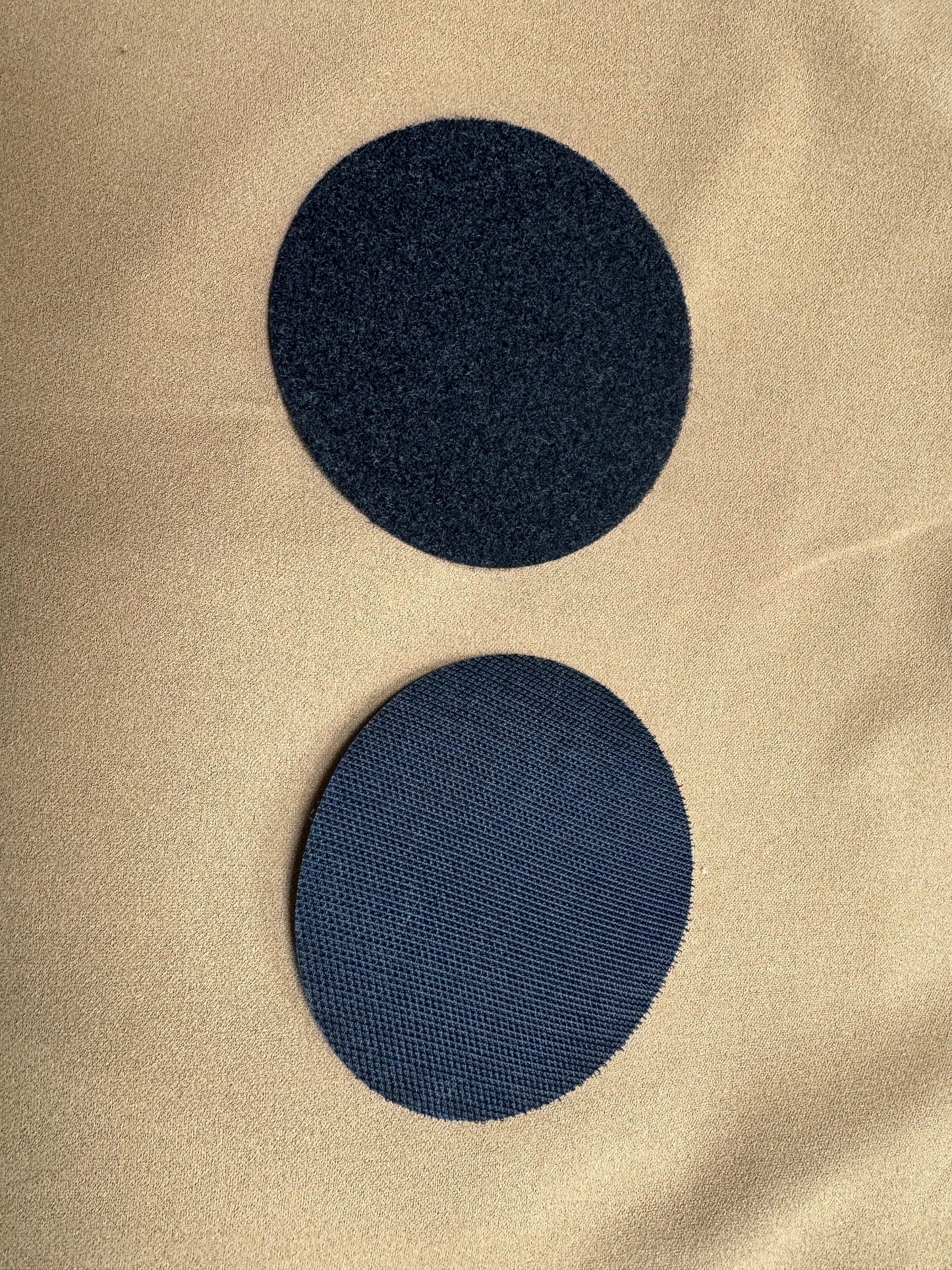 Velcro, round Velcro patch, black Velcro