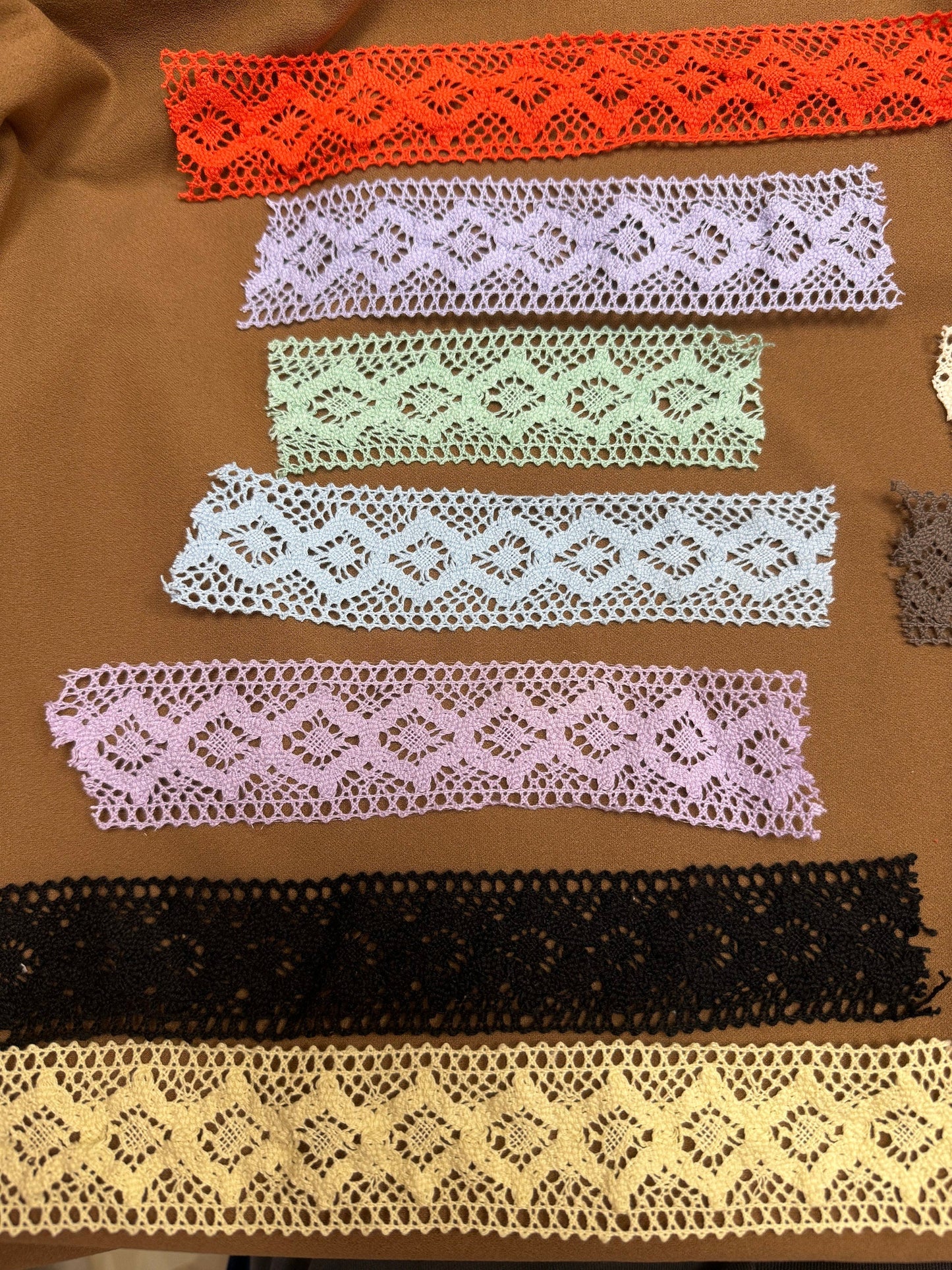 Cotton lace, diamond lace, lace, colourful lace, 43mm lace, fashion lace