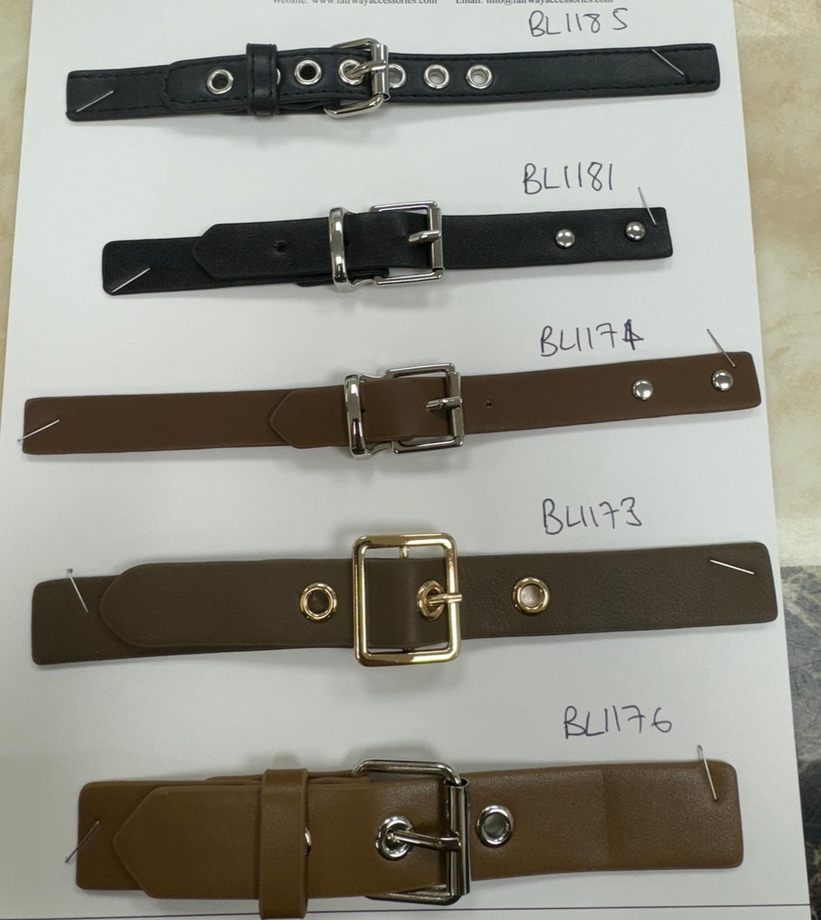 half belts, fashion belt, show belt, brown belt, black belt, 2 part belts, two part belts, knitwear belt