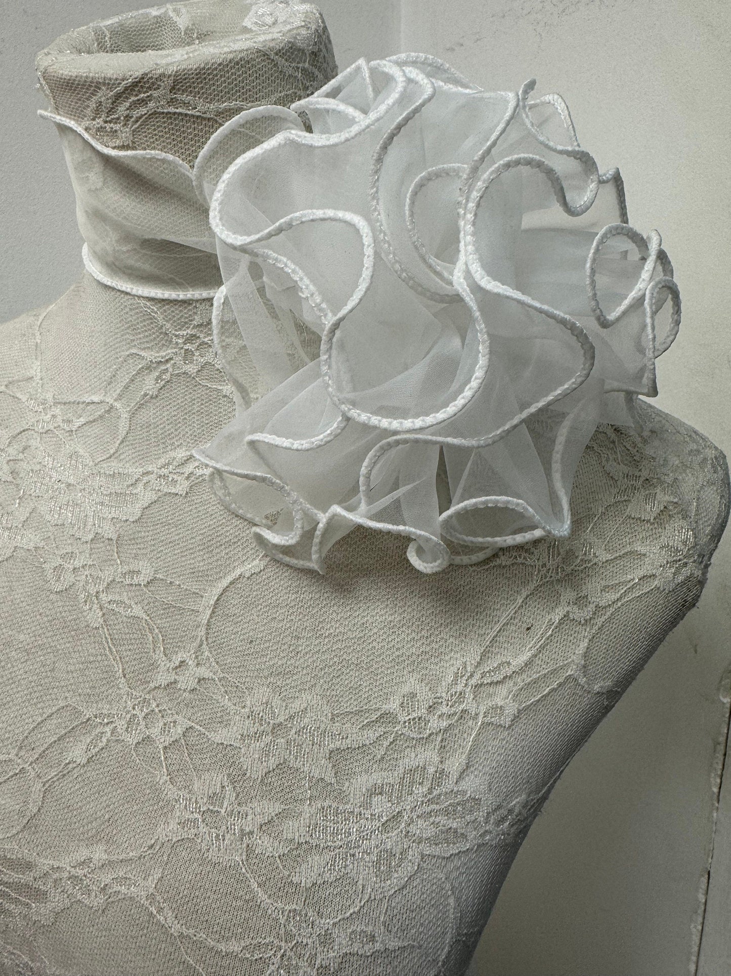Corsage choker, organza choker, flower choker, flower, corsage, organza flower, choker, wedding flower, bridesmaid flower