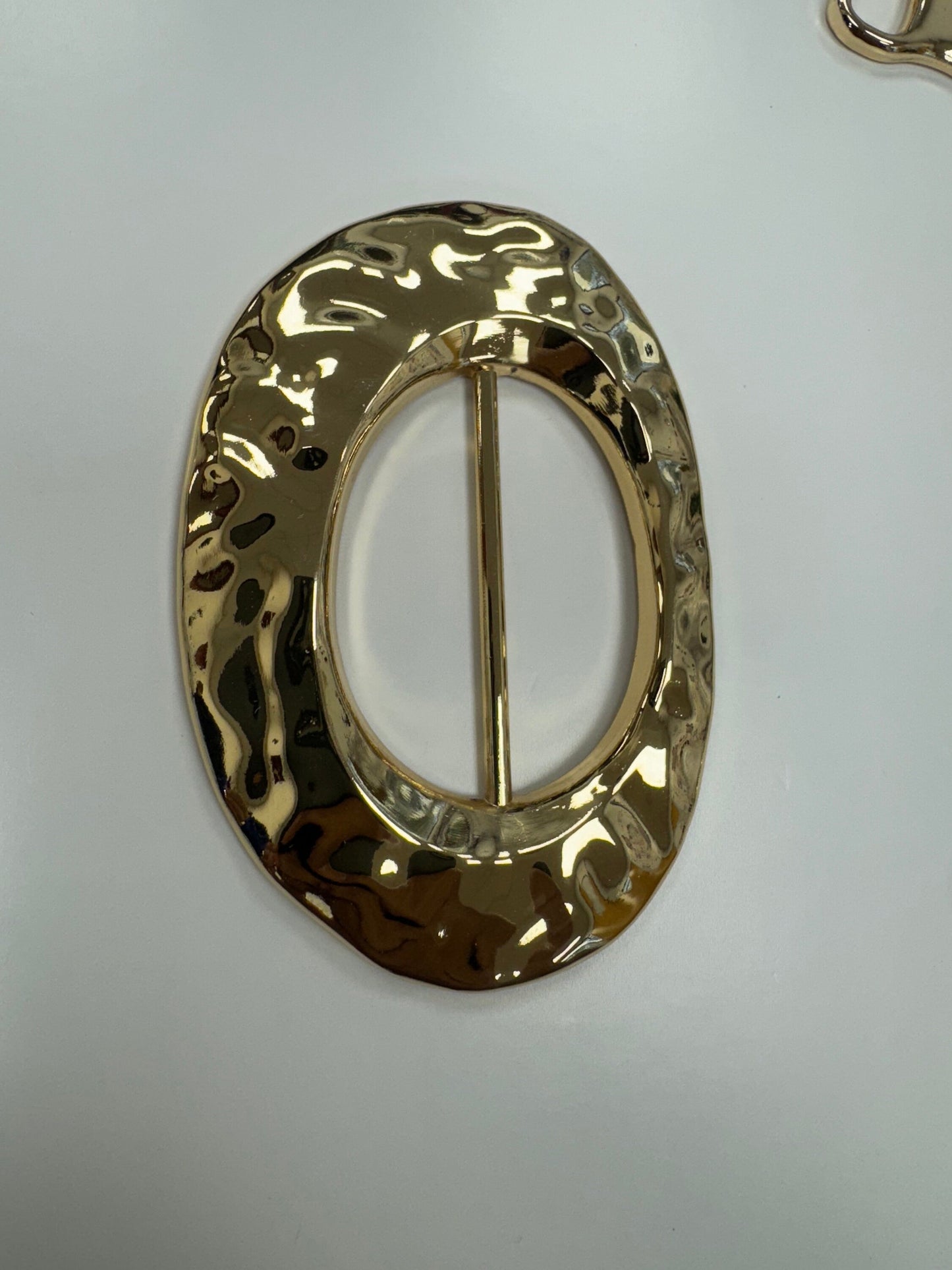 hammered buckle, fashion buckle, gold buckle, swimwear buckle