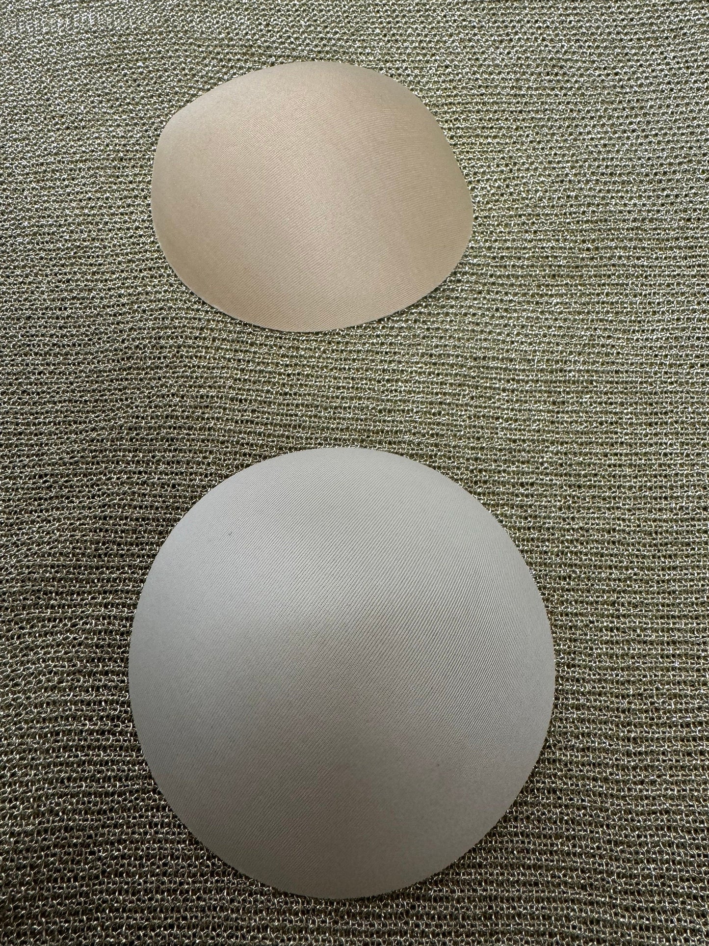 bra pad, bra cups, bra cups, round cups, covered bra cups