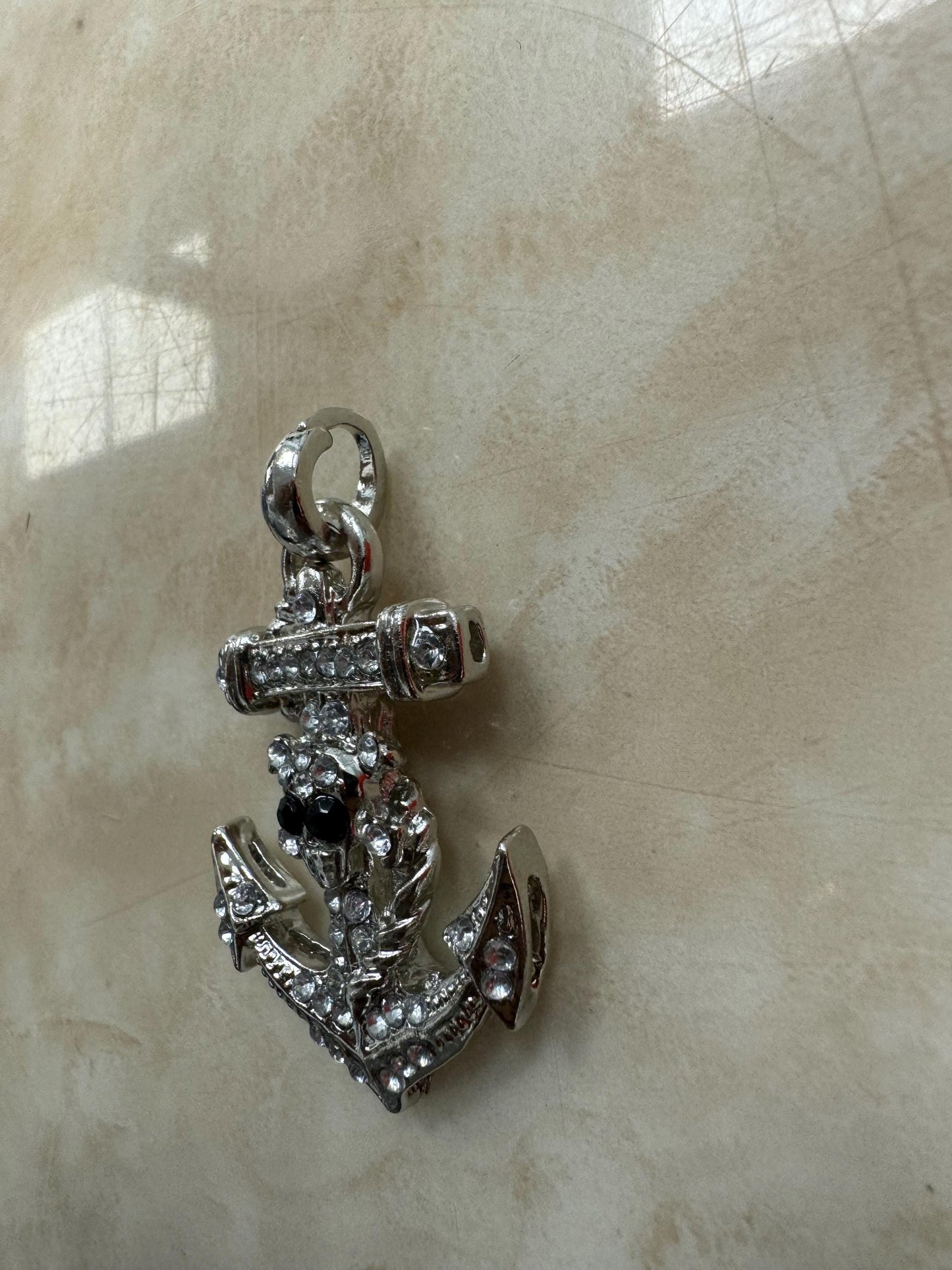 anchor buckle, buckle, silver anchor buckle