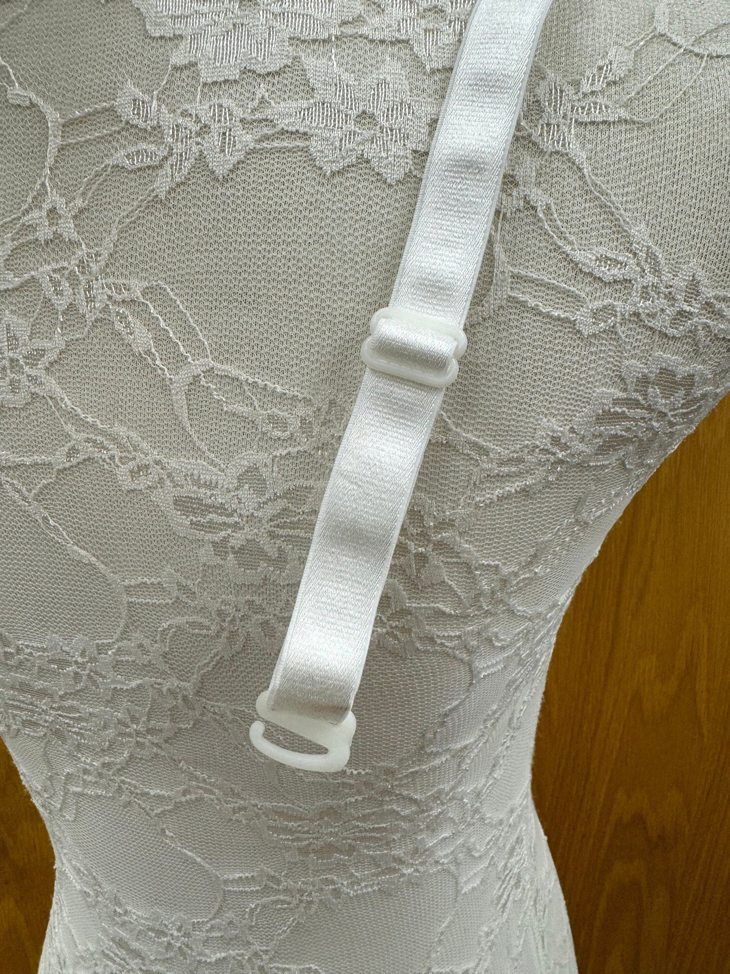 15mm bra straps, detachable bra straps, ivory bra strap, swimwear straps, replacement bra straps