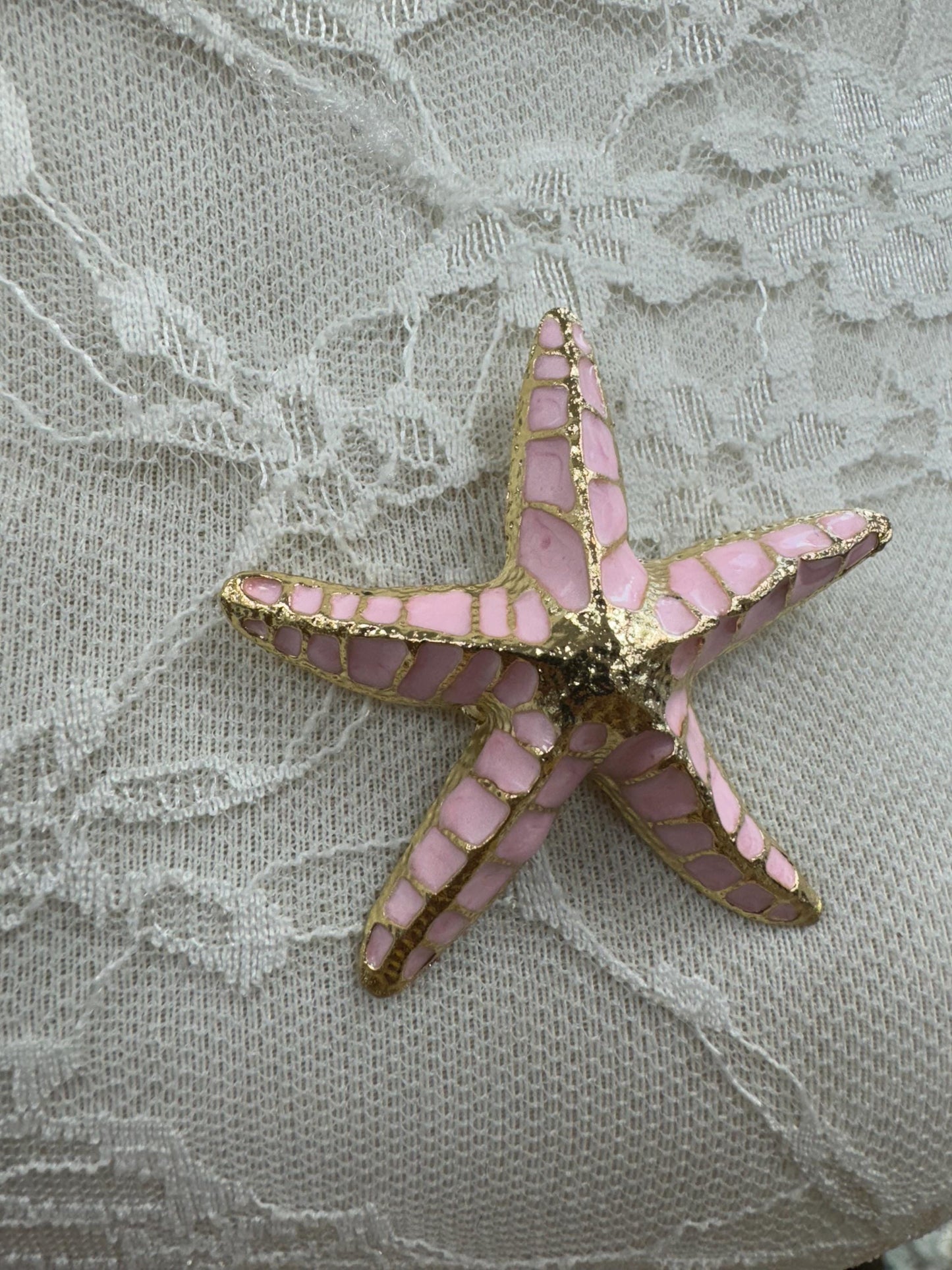 starfish brooch, brooch, sarong pin, brooches, starfish, swimwear