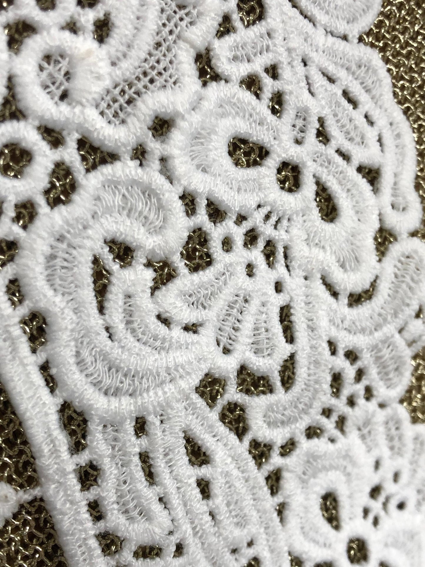 neck trim, lace trim, cotton appliqué