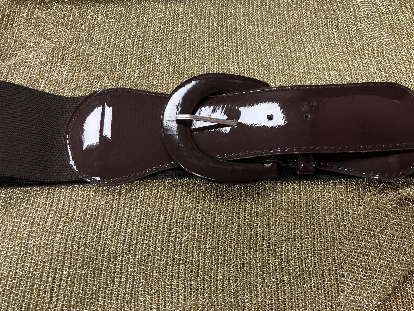 belt, stretch belt, brown vintage style belt,