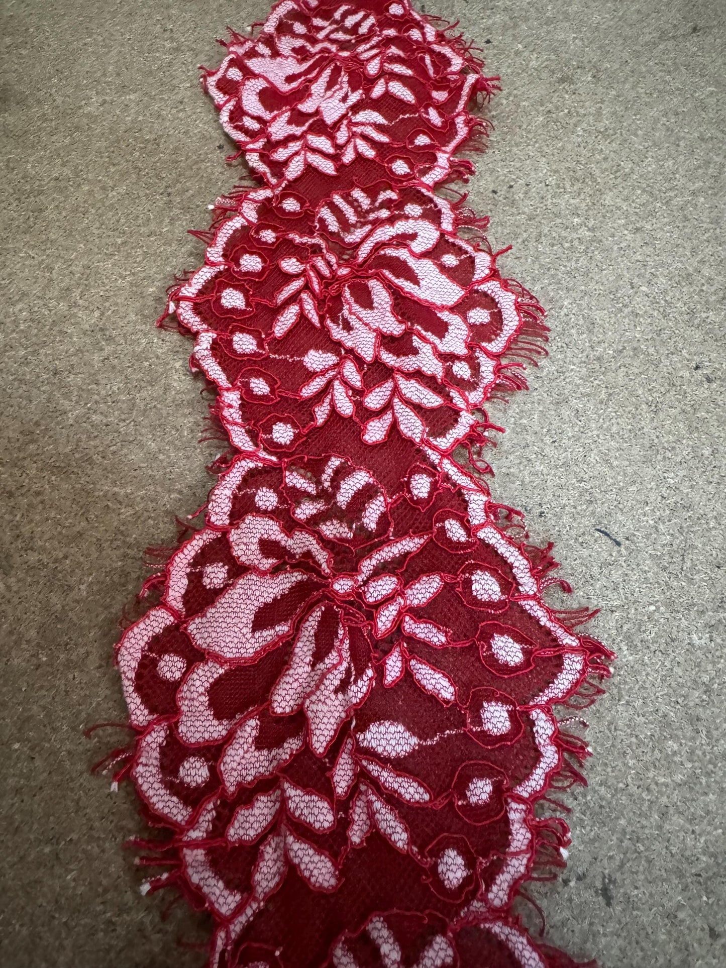 eyelash lace, red lace, lace, lingerie lace
