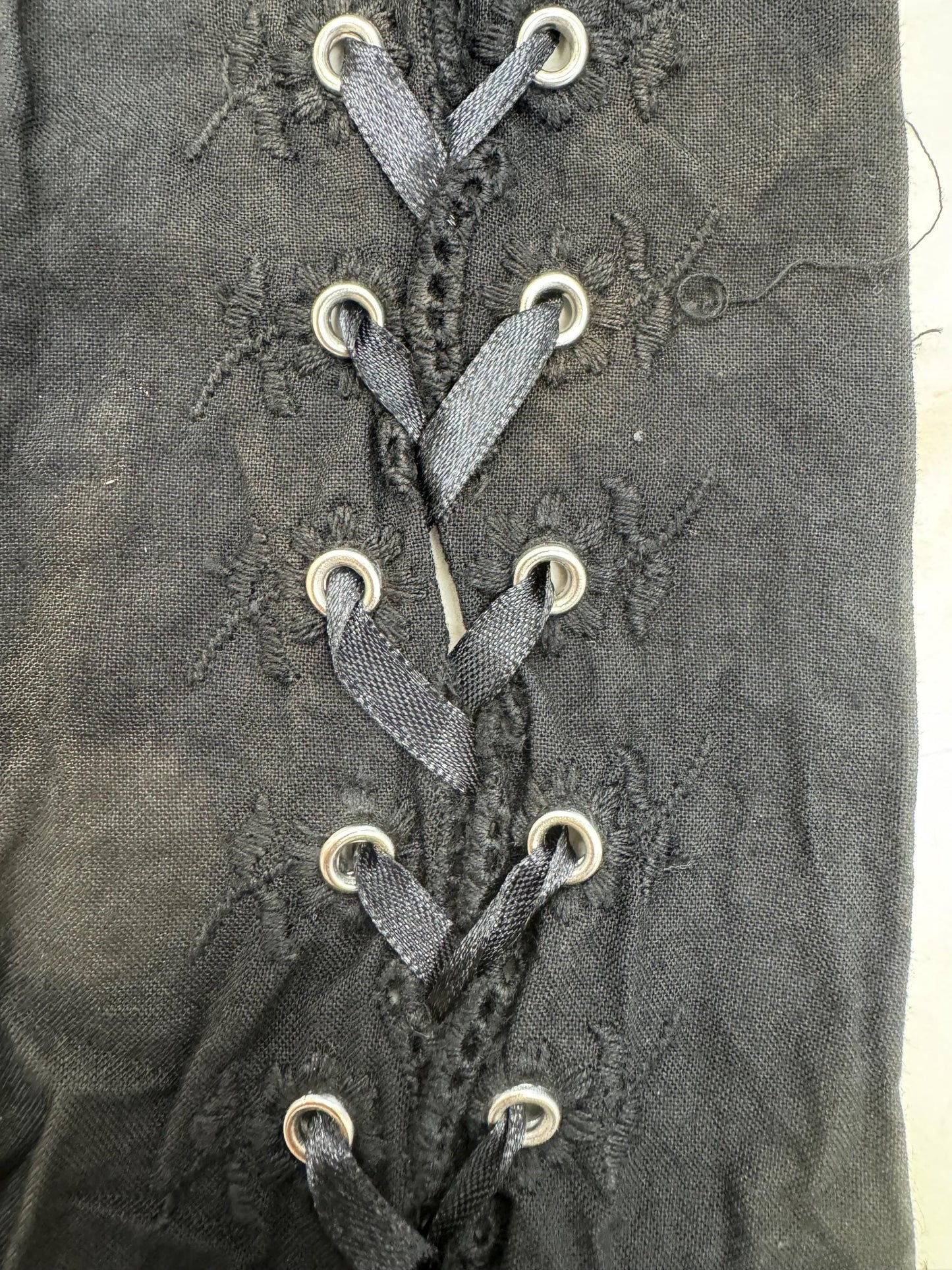 lace up, corset lace up, lace eyelets, eyelet trim