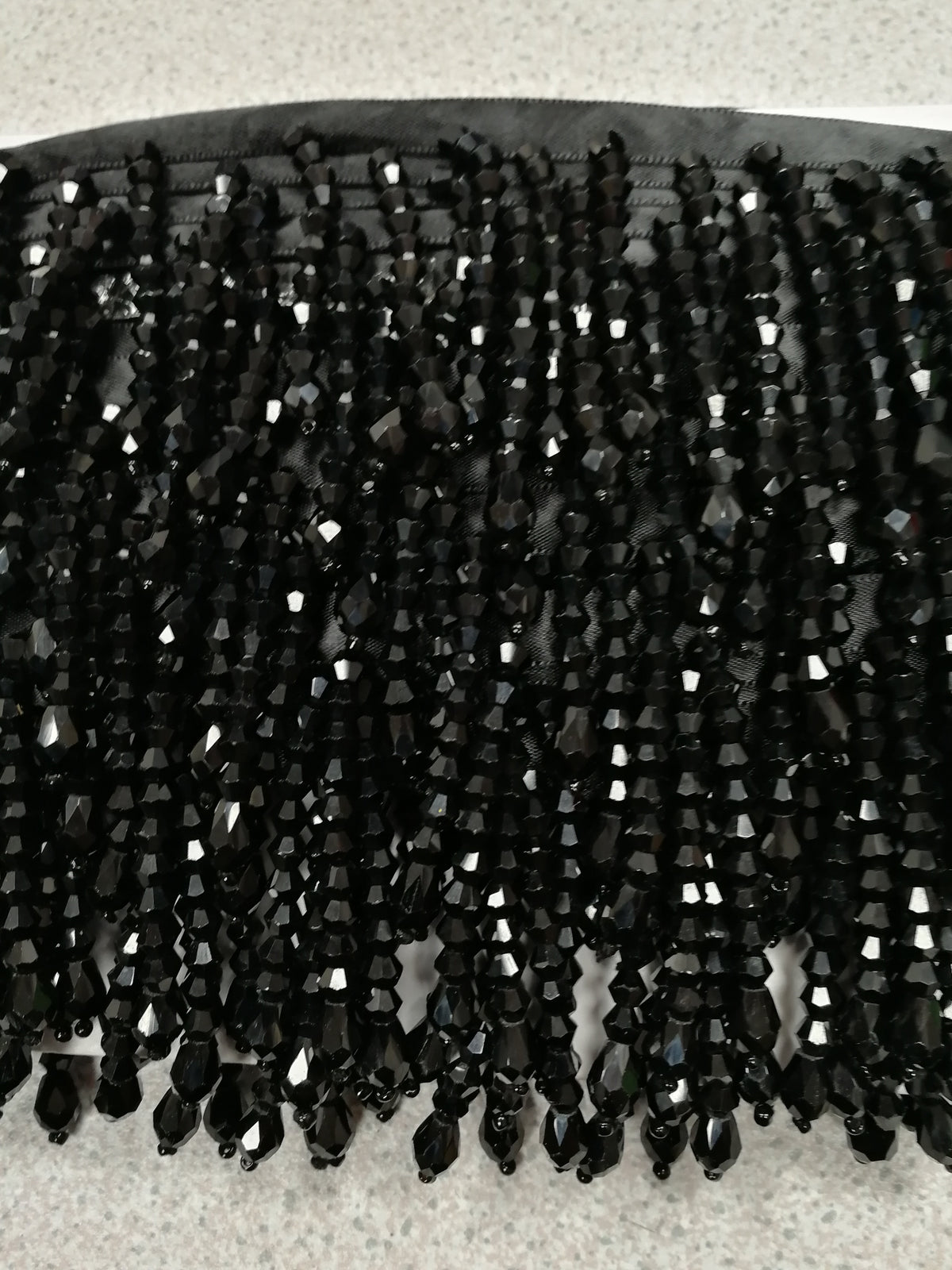 beaded fringing, fringing, fringe, fashion fringe, couture fringe, catwalk fringe