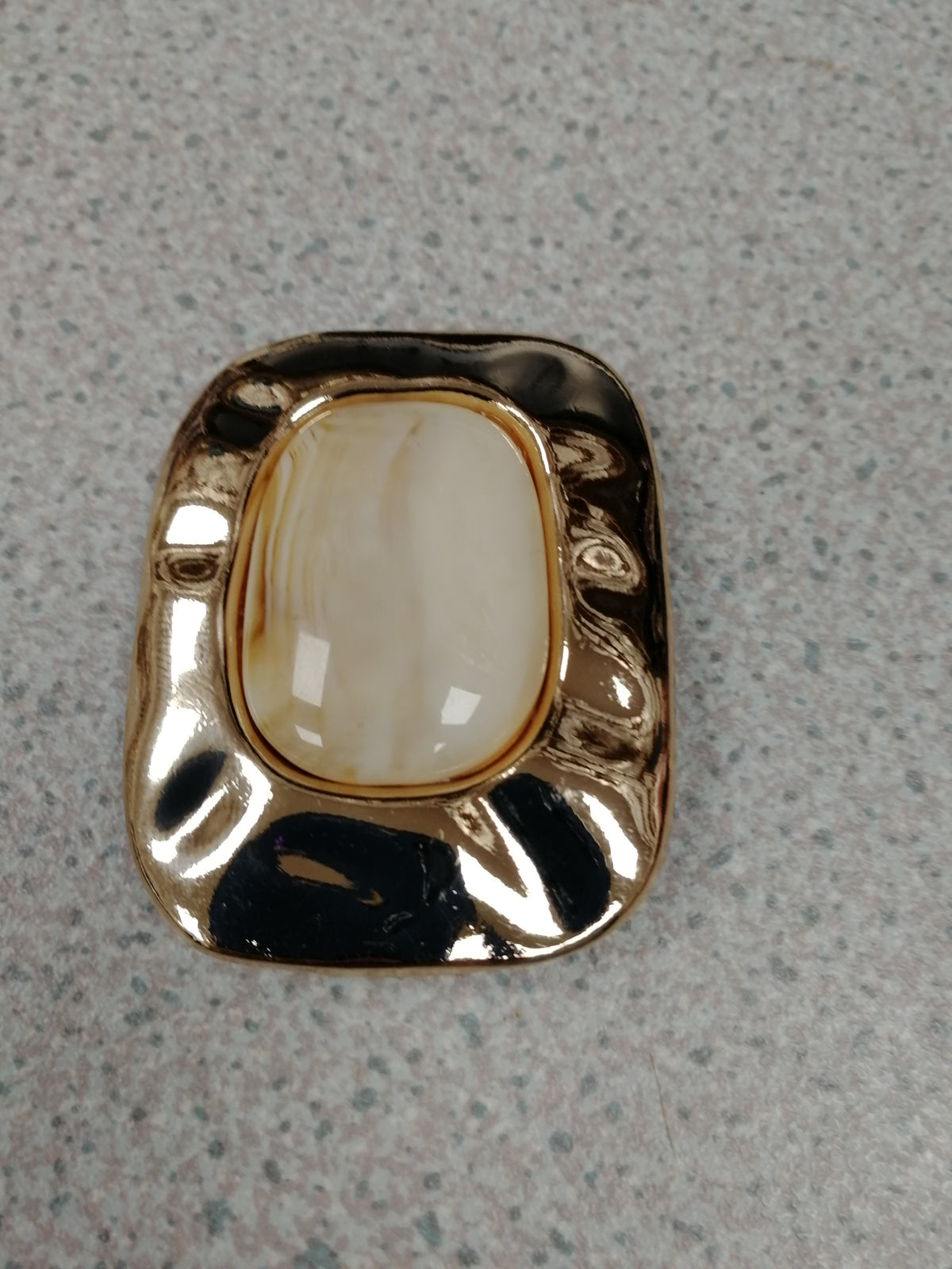 Square Stone Buckle, Gold Buckle, Bar Buckle 4 colours