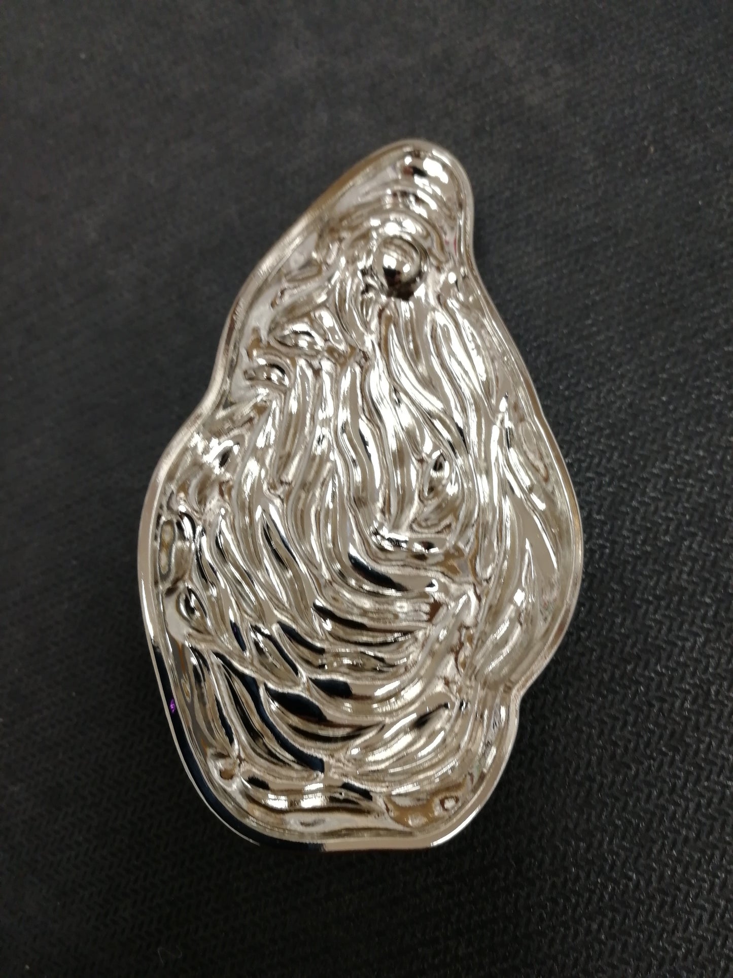 Teardrop buckle, Silver buckle, fashion buckle, dress buckle, swimwear buckle, Hammered Buckle