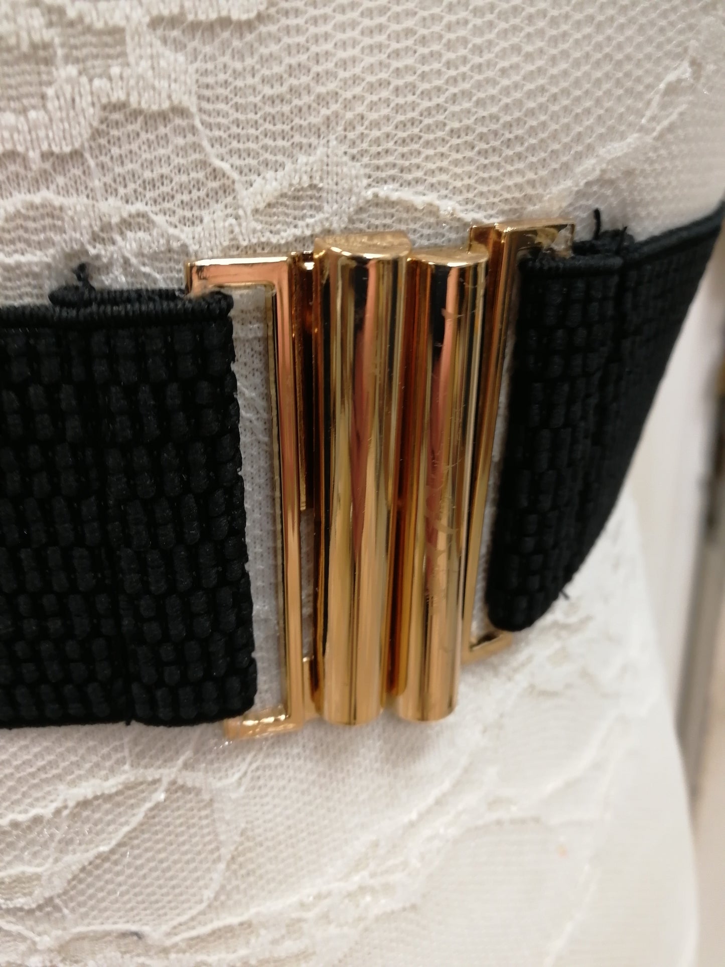 elastic belt, elastic belt, wide belt, Gold clasp Elastic belt