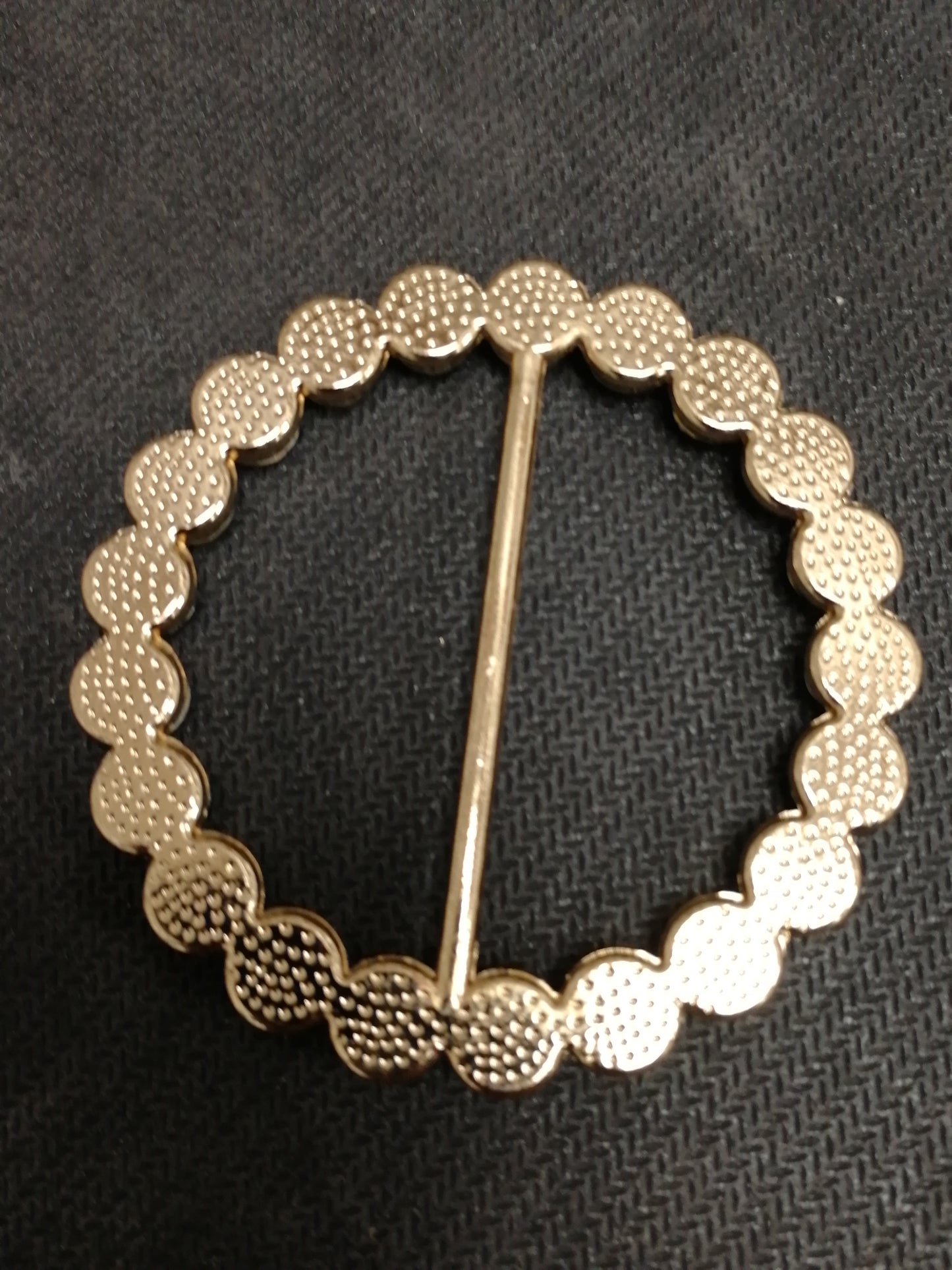 Circle Diamanté Rhinestone Metal Buckle, Decorative Buckle, Metal Buckle,