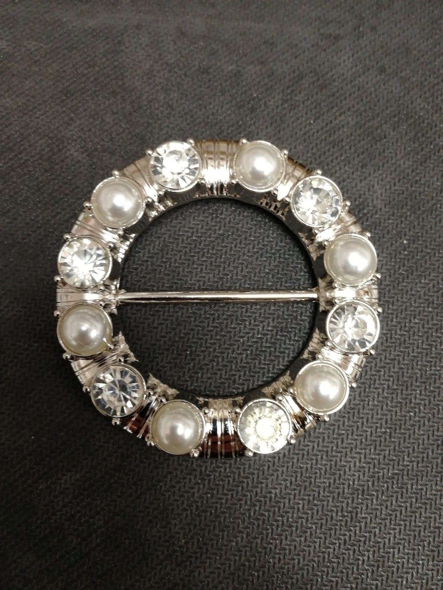Diamanté Pearl Rhinestone Metal Buckle, Decorative Buckle, Metal Buckle,
