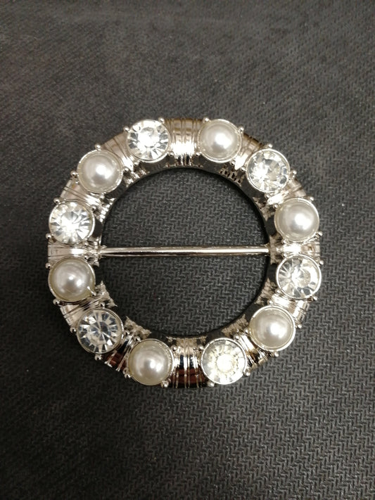 Diamanté Pearl Rhinestone Metal Buckle, Decorative Buckle, Metal Buckle,
