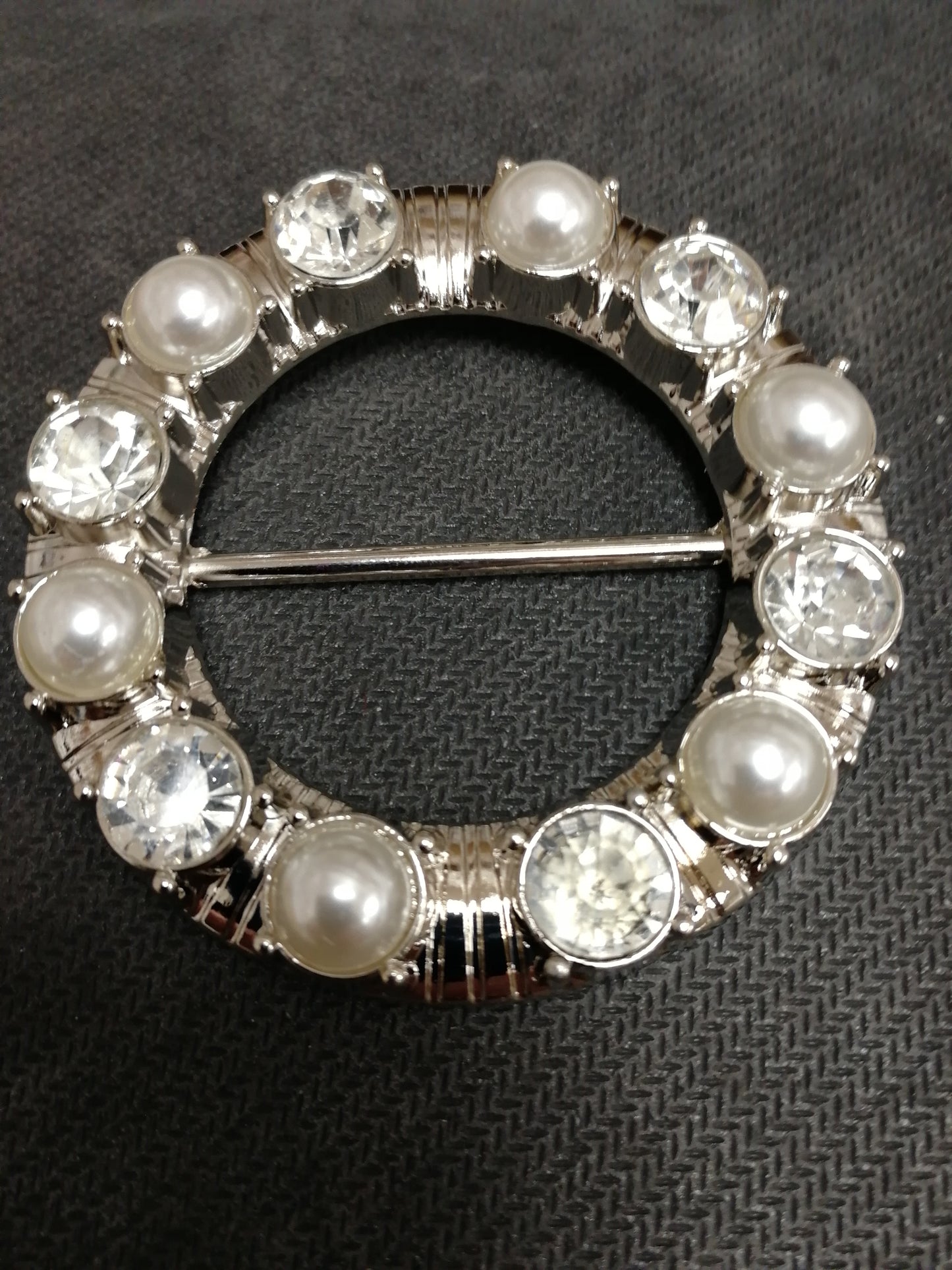 Diamanté Pearl Rhinestone Metal Buckle, Decorative Buckle, Metal Buckle,