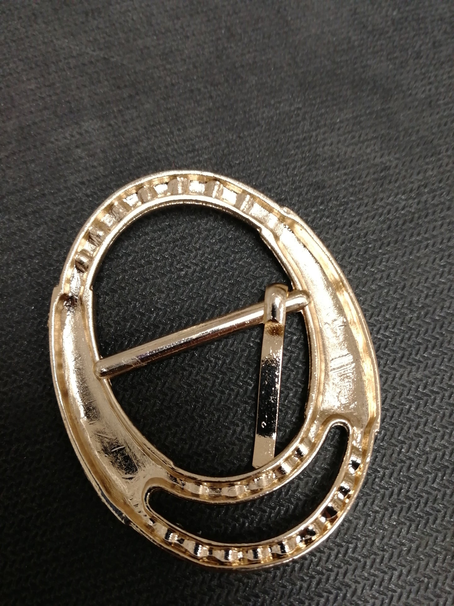 Oval Diamanté Rhinestone Metal Buckle with prong, Decorative Buckle, Metal Buckle, Diamanté Buckle