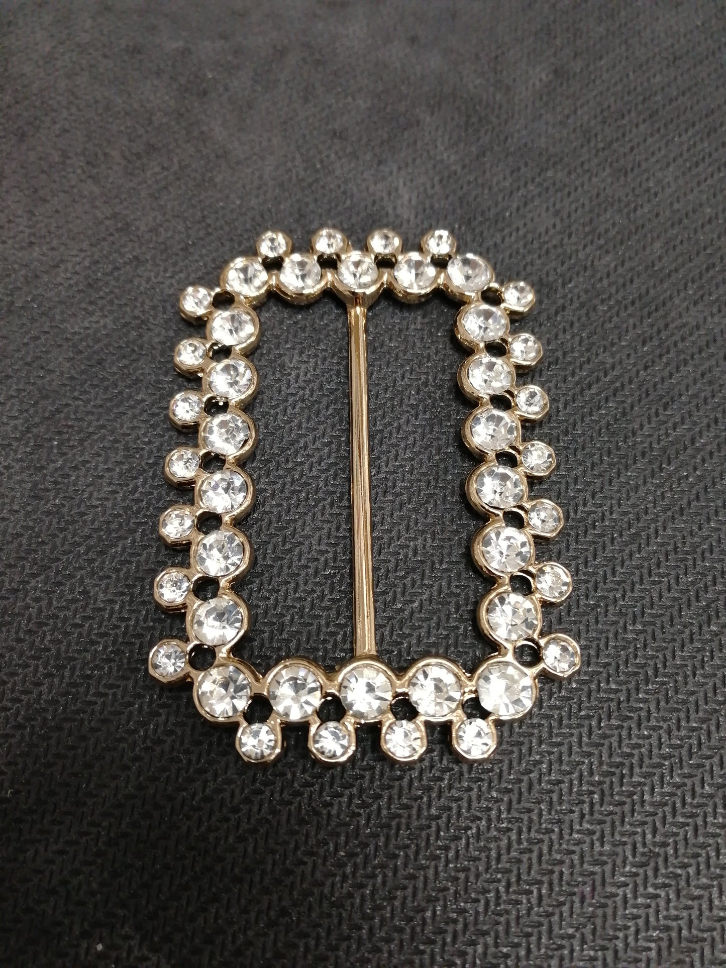 Rectangle Diamanté Rhinestone Metal Buckle, Decorative Buckle, Metal Buckle, Diamanté Buckle