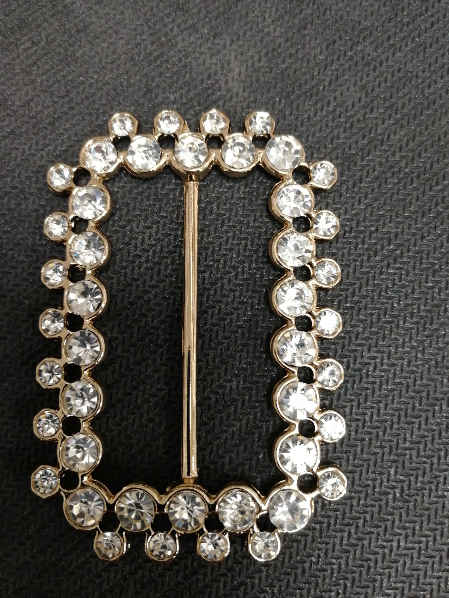 Rectangle Diamanté Rhinestone Metal Buckle, Decorative Buckle, Metal Buckle, Diamanté Buckle