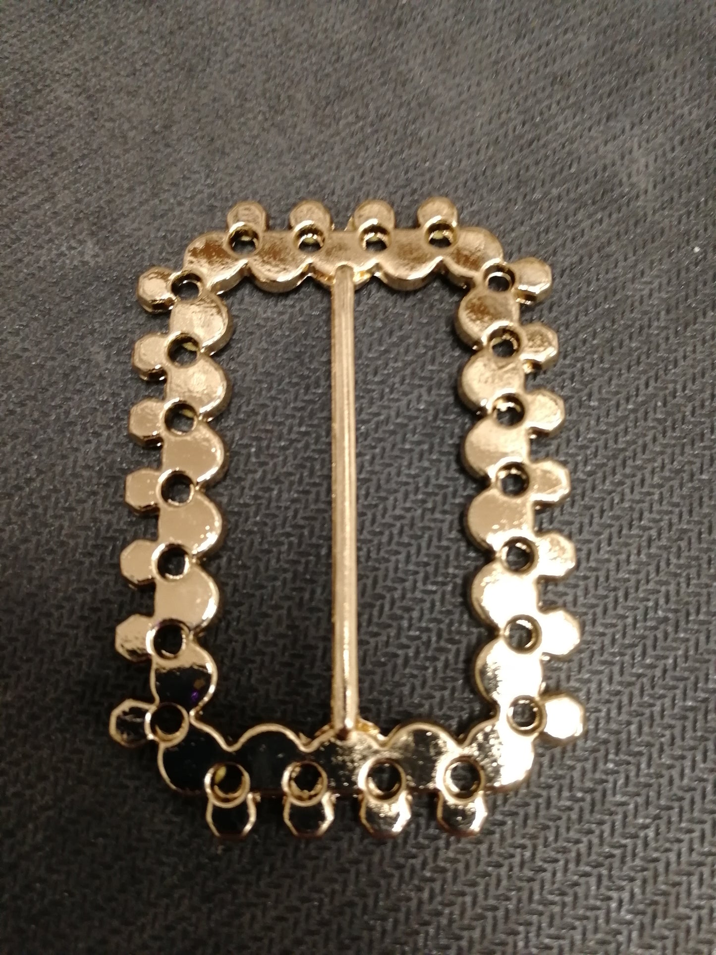 Rectangle Diamanté Rhinestone Metal Buckle, Decorative Buckle, Metal Buckle, Diamanté Buckle