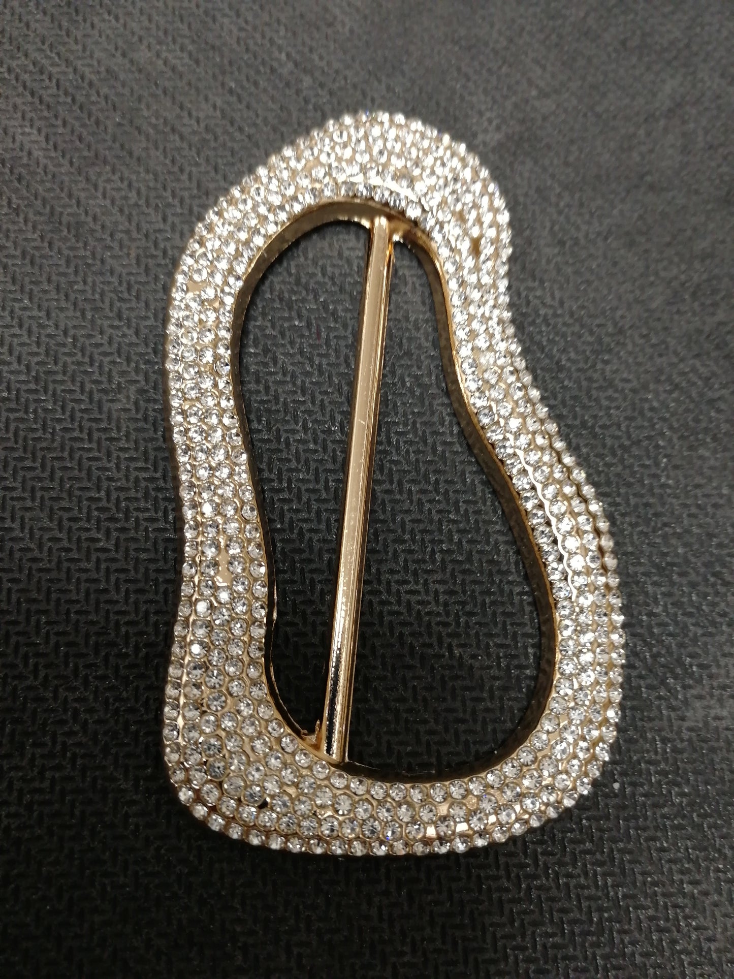 Odd Shape Diamanté Rhinestone Metal Buckle, Decorative Buckle, Metal Buckle, Diamanté Buckle