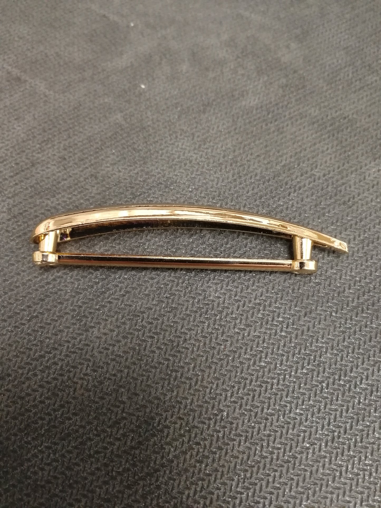 Gold Thin Buckle, gold buckle, sew-on bar