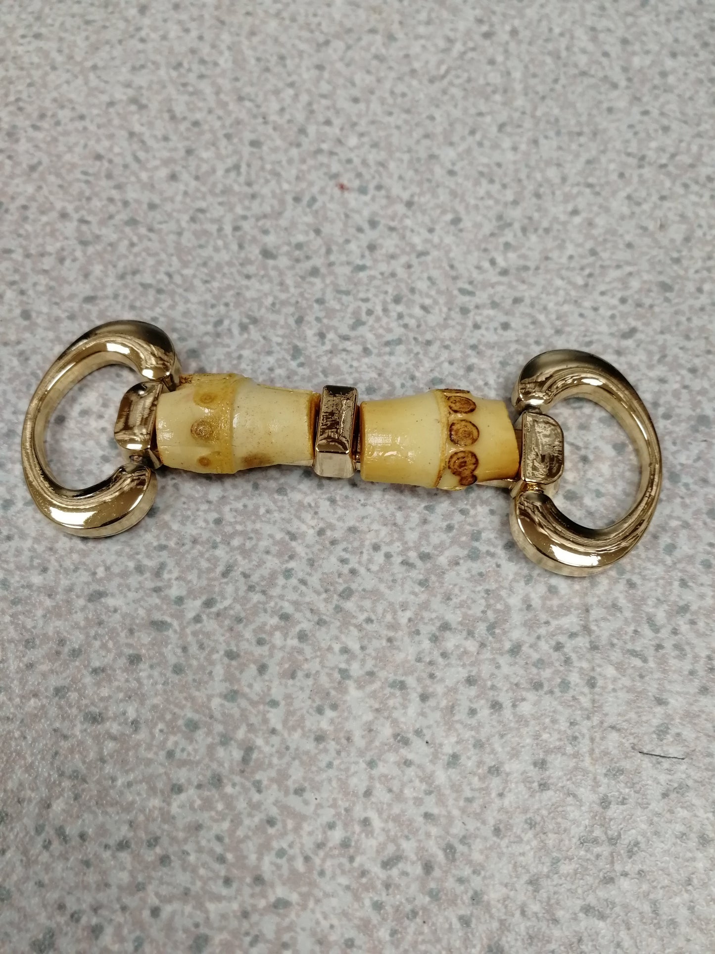 7.5cm x 3cm Gold Metal Barrel Buckle, Gold Chain Buckle, Bags Buckle, Shoes buckle, Gold tone Swimwear Buckle, shoe buckle