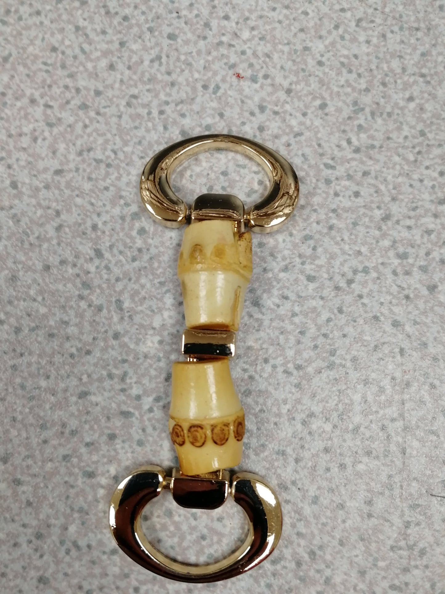 7.5cm x 3cm Gold Metal Barrel Buckle, Gold Chain Buckle, Bags Buckle, Shoes buckle, Gold tone Swimwear Buckle, shoe buckle