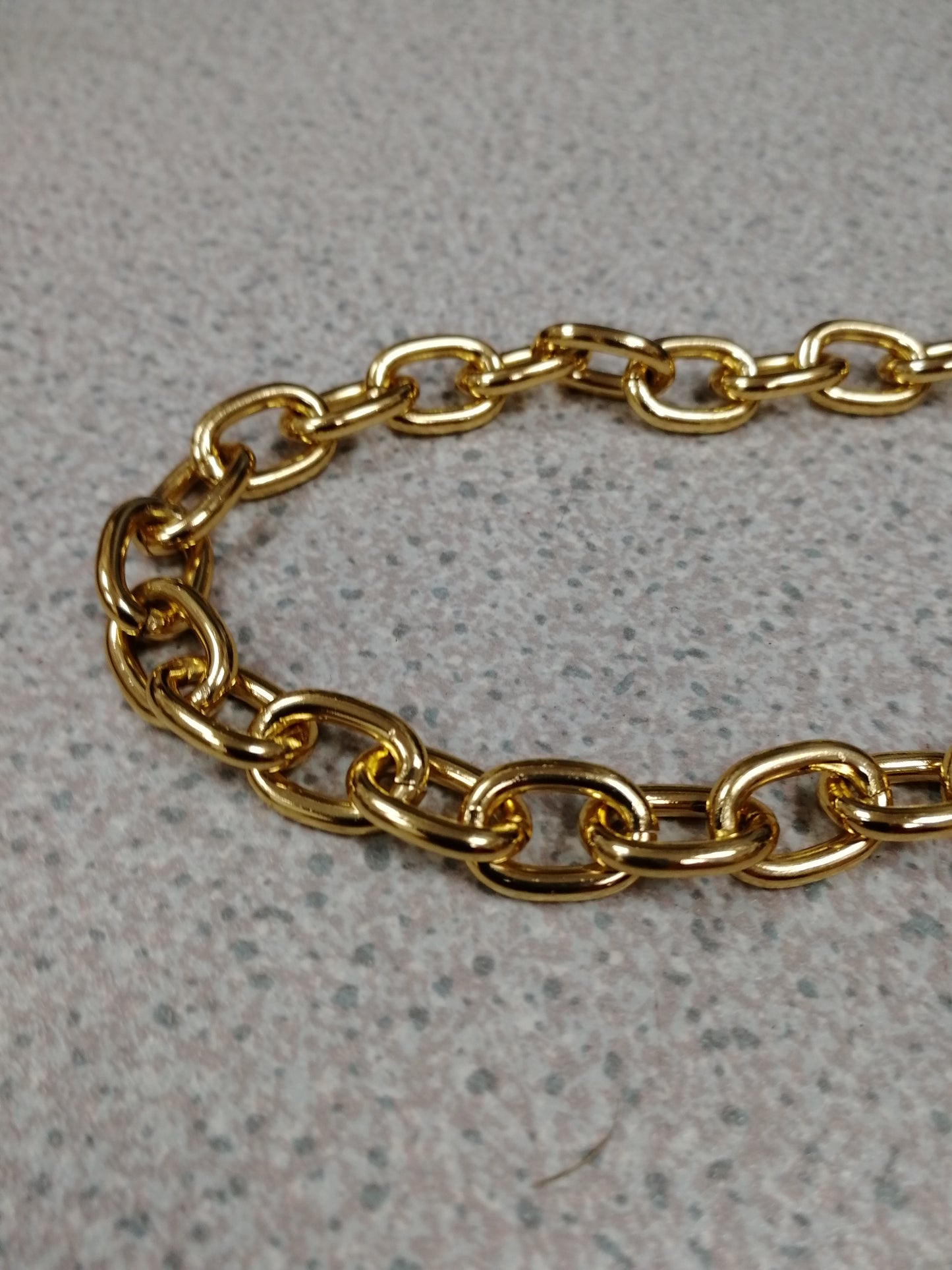 0.8cm Gold Metal Link Chain, for Jewellery, Crafts, chain, metal chain, metal chain