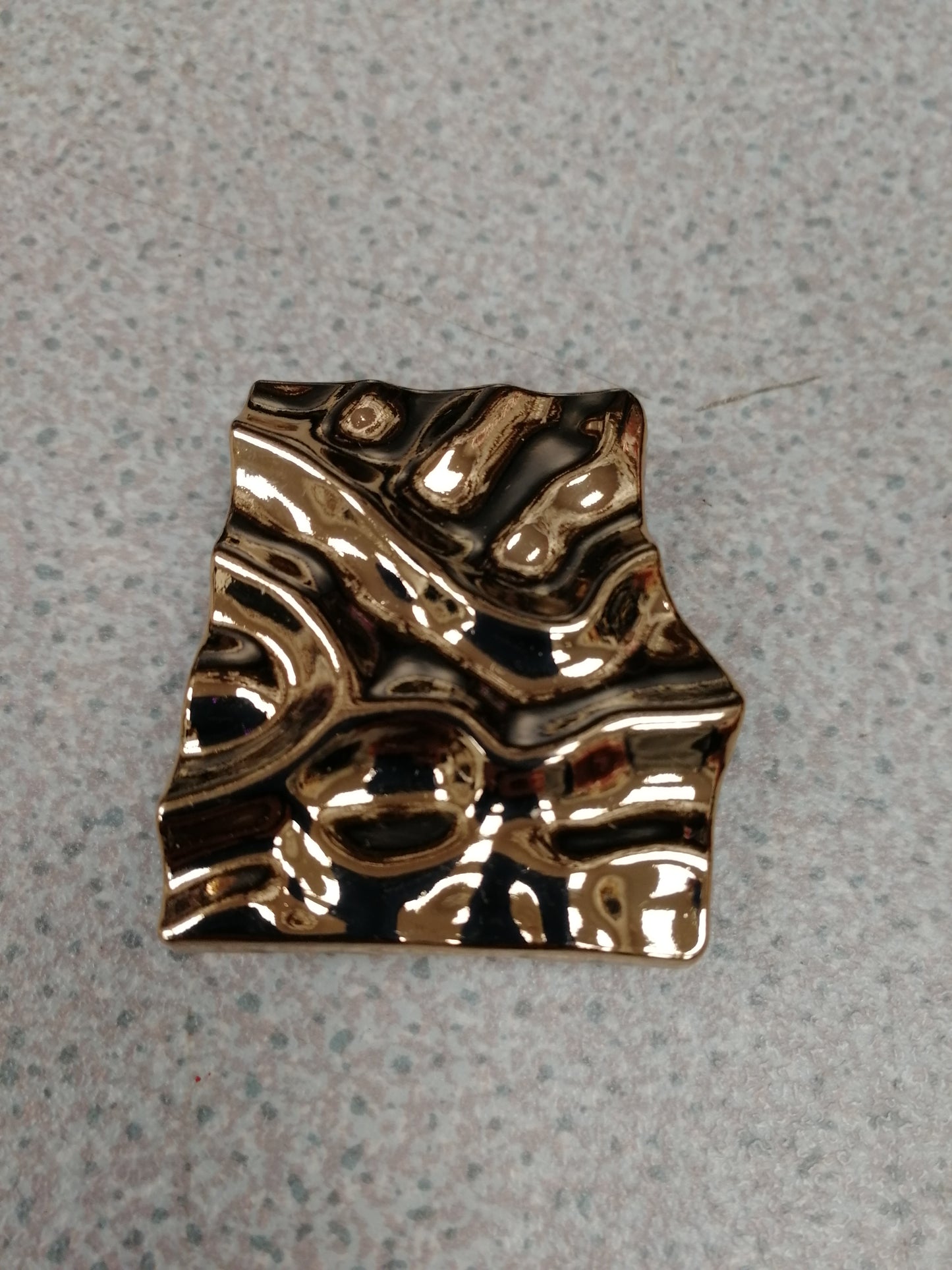 Mis-Shaped Square buckle, Hammered Buckle