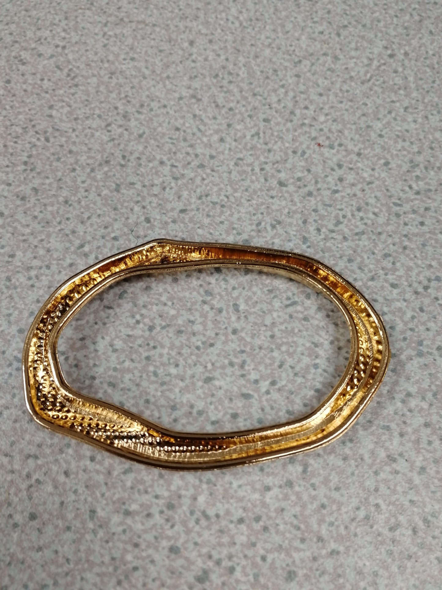 Chunky Oval Gold Buckle