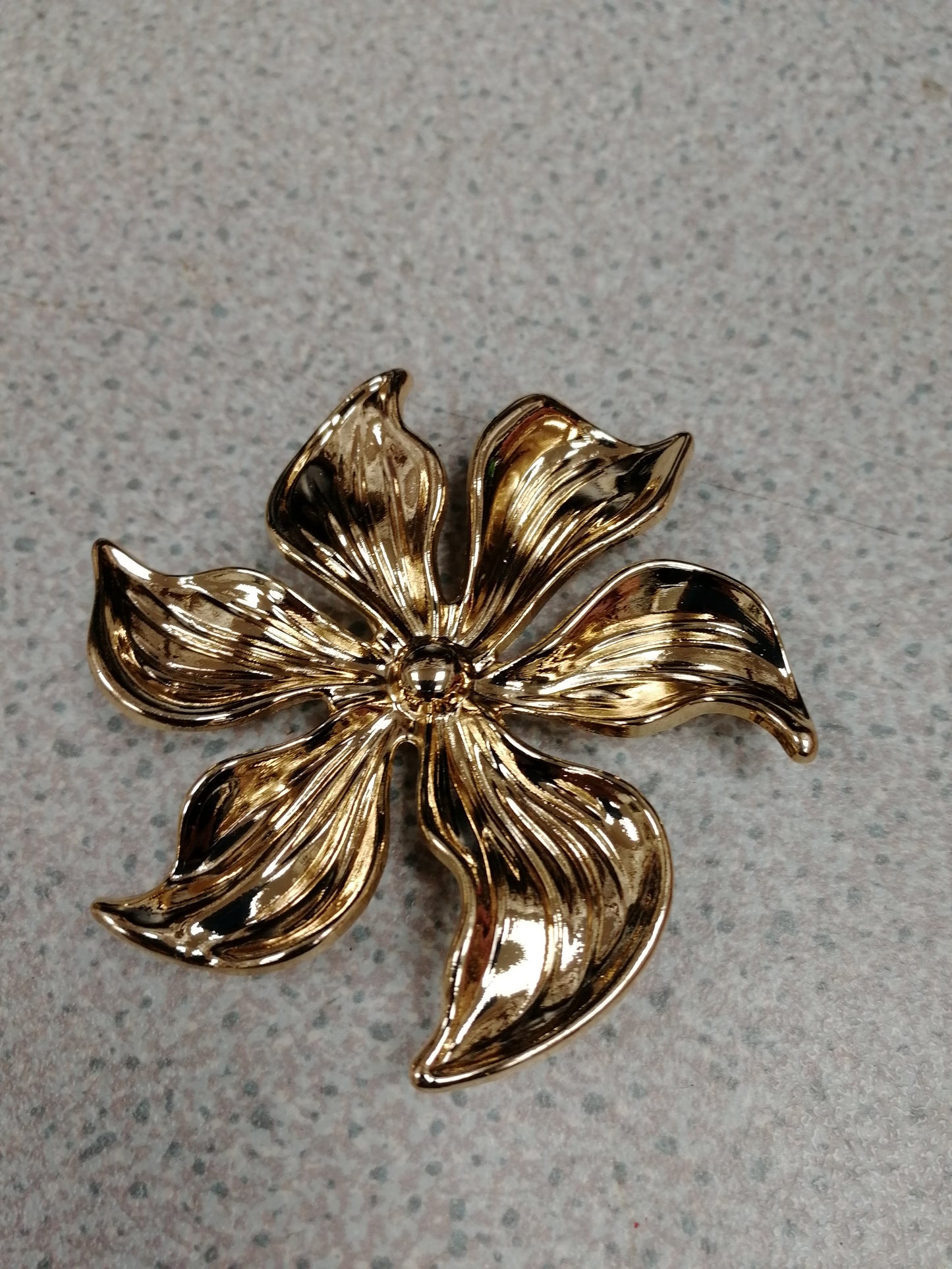 Flower buckle, buckles, gold buckle, swimwear buckle, Bright Gold Buckle