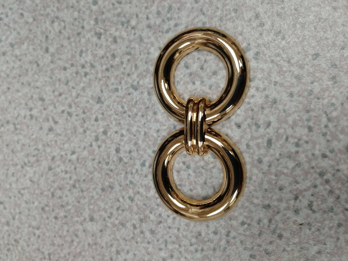 Small Double ring Buckle , gold metal buckle, buckle, ring buckle, swimwear buckle, fashion buckle, GOLD