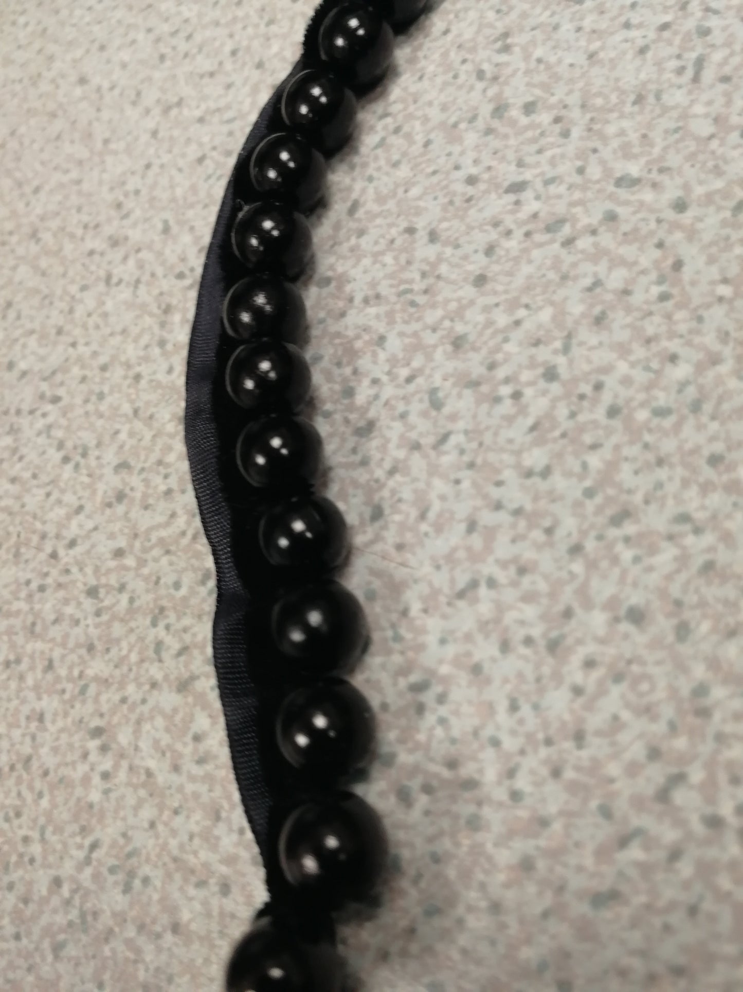 Black Bead on trim, Pearl trim, Edging lace, Bridal Trimming, Pearl Edging Trim, Sash Pearl Wedding,