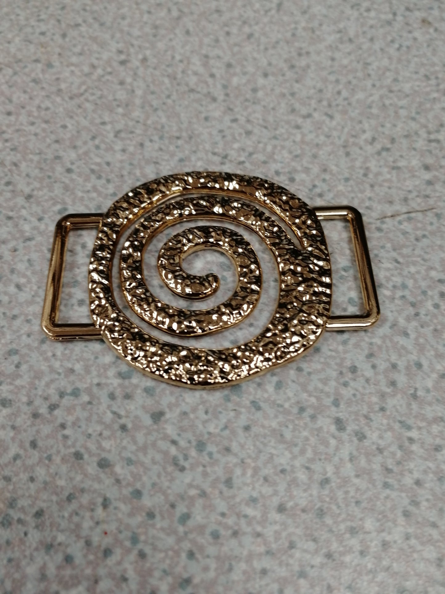 Small swirl trim, buckle, swimwear buckle, buckles, gold buckles