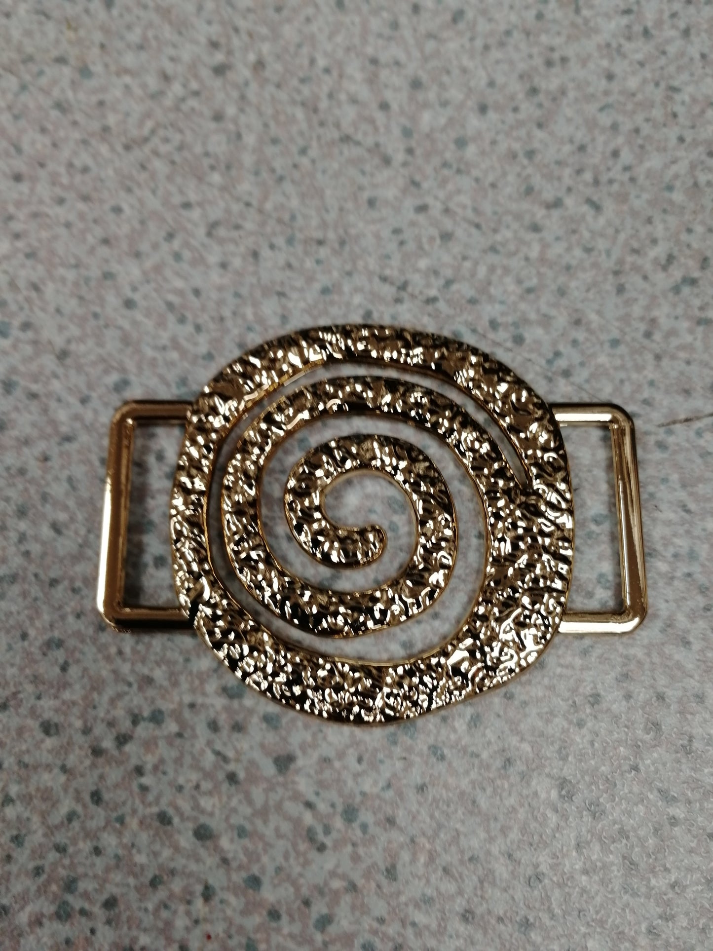 Small swirl trim, buckle, swimwear buckle, buckles, gold buckles