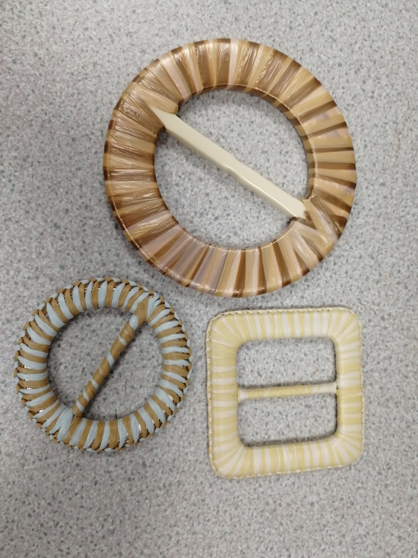 Buckles, Plastic Buckles, Rattan Buckles, Brown Buckles, Imitation wicker buckle, wicker buckle
