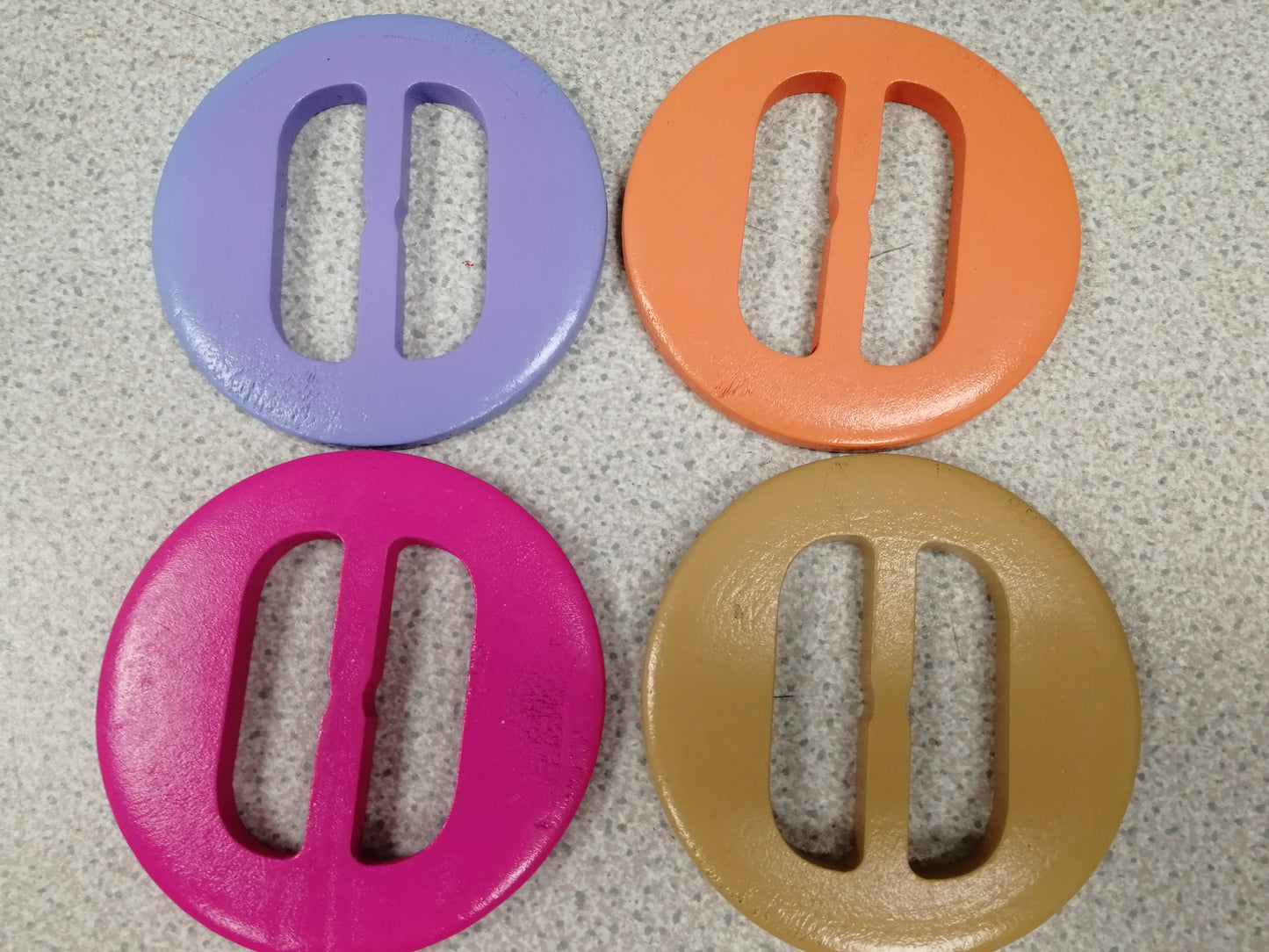 Coloured Buckles,Wood buckles, 2” slider buckle, belt buckle