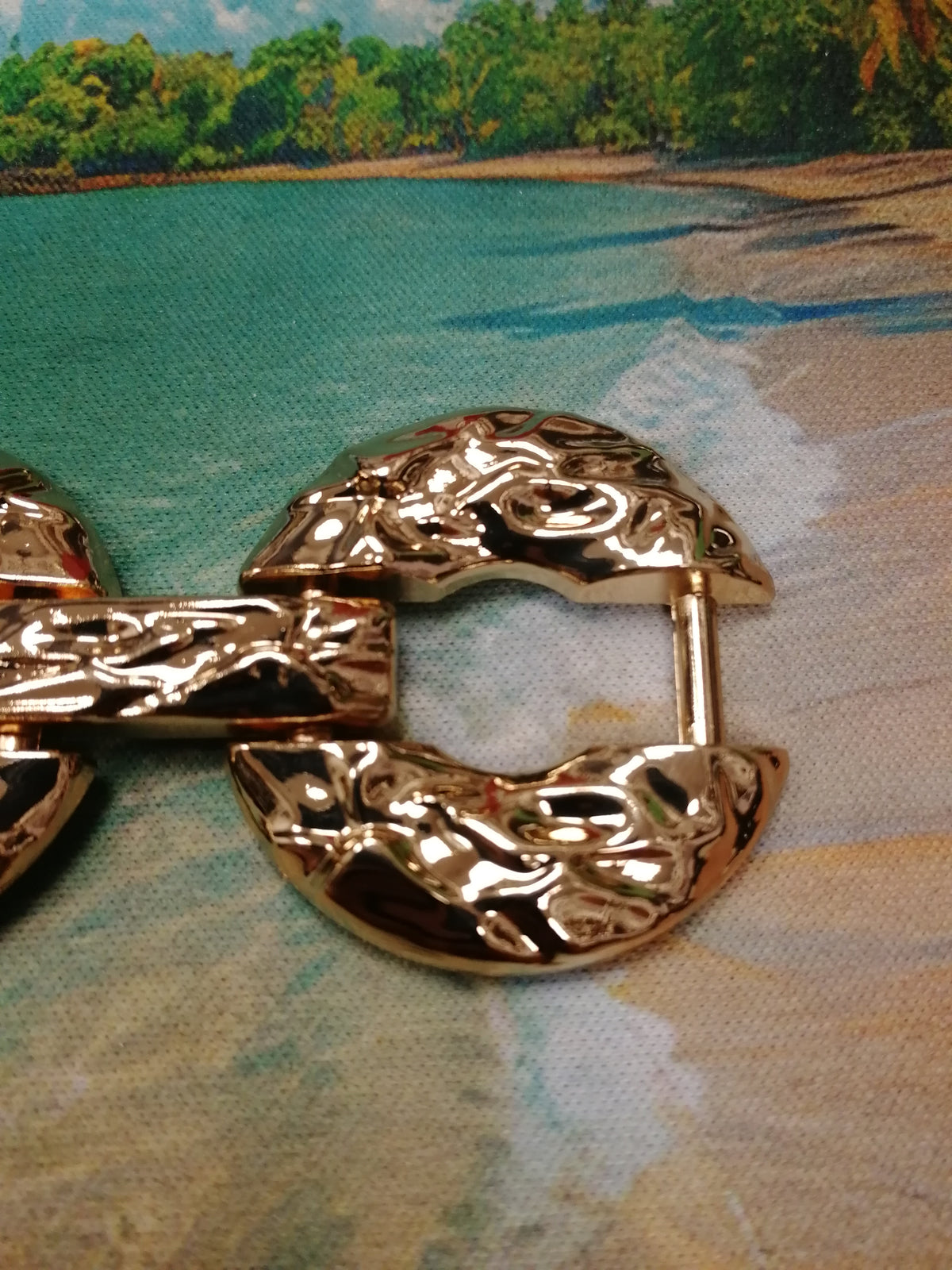 3 RINGS buckle, hammered buckle, buckles, gold buckles