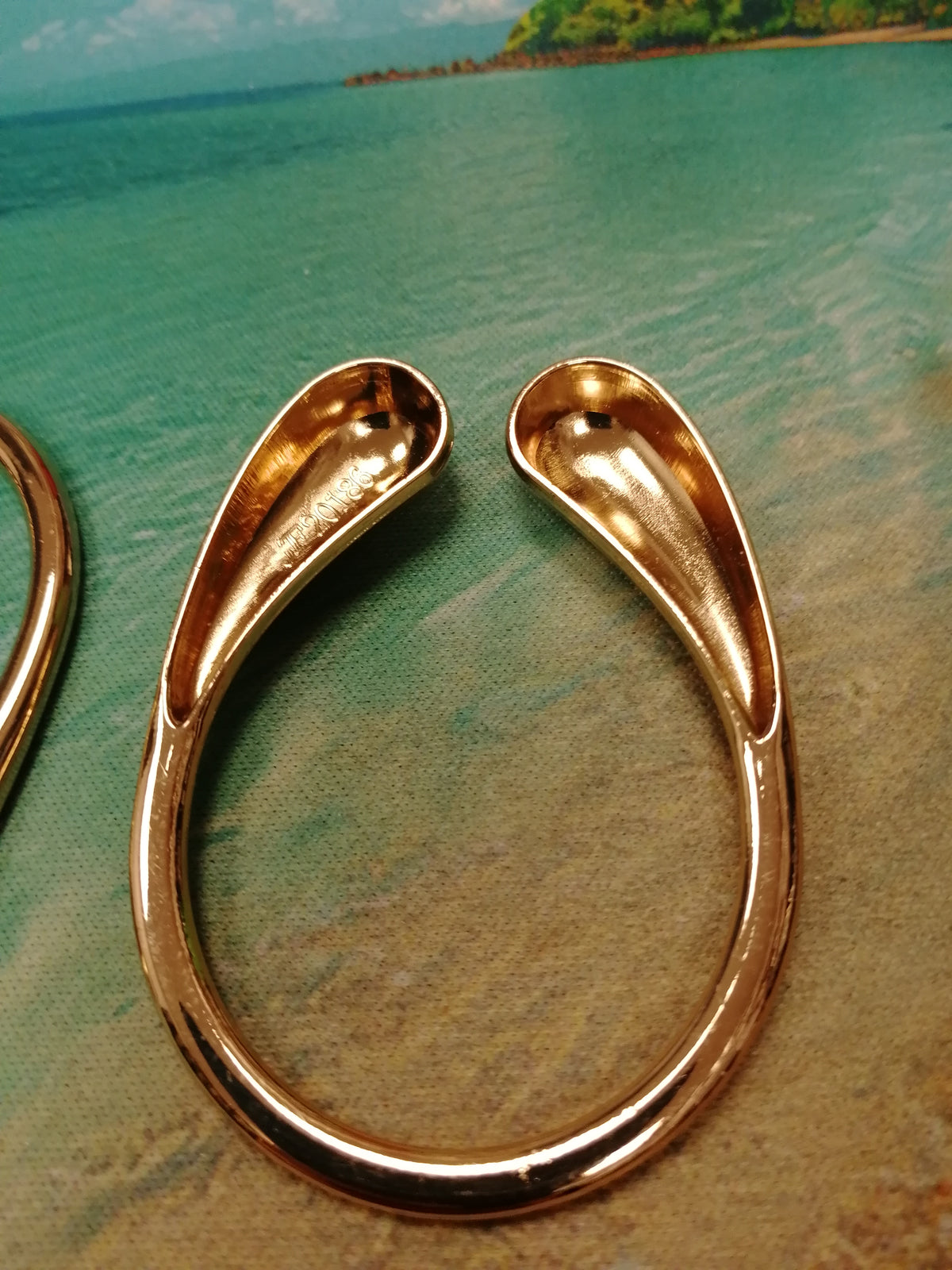 Smooth Small U-shape buckle, swimwear buckle, buckles, gold buckles