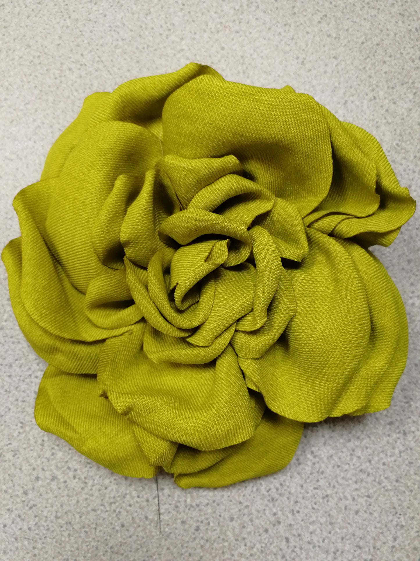 Fabric corsage, bridal flower, wedding flower, large corsage, ascot flower, race day flower, accessory