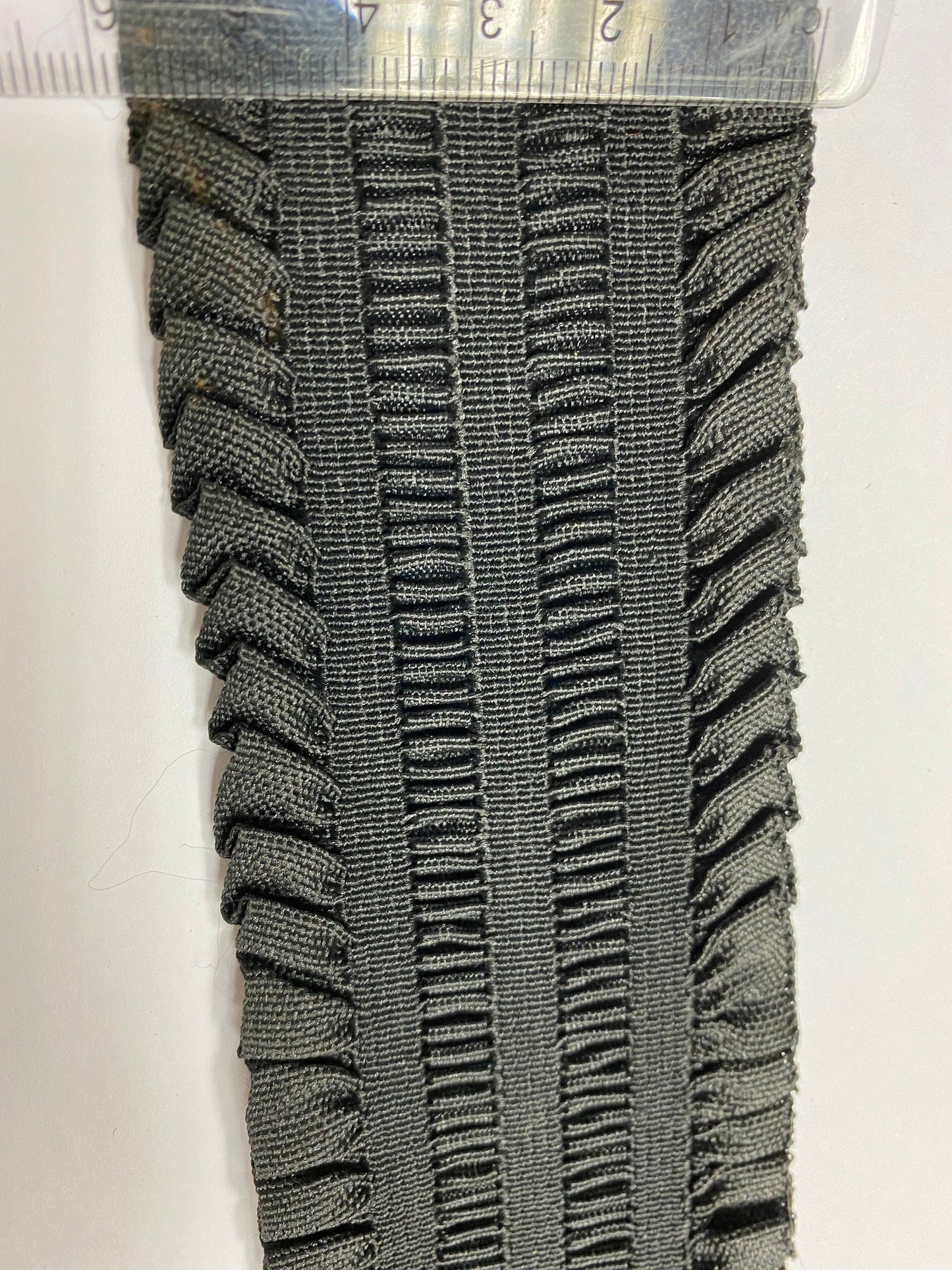 1 mtrs - 6cm Fancy Elastic - black, frill elastic, black fancy elastic, elastic, black elastic