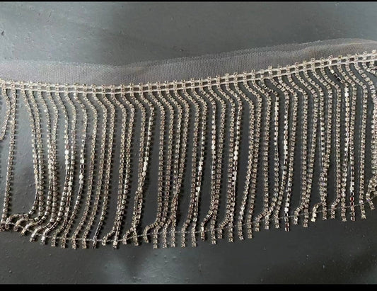 Diamante fringe, diamanté tassel, diamanté, fringe, rhinestone fringe, fringe, diamanté, rhinestone tassel, fringe, embellishment fringe